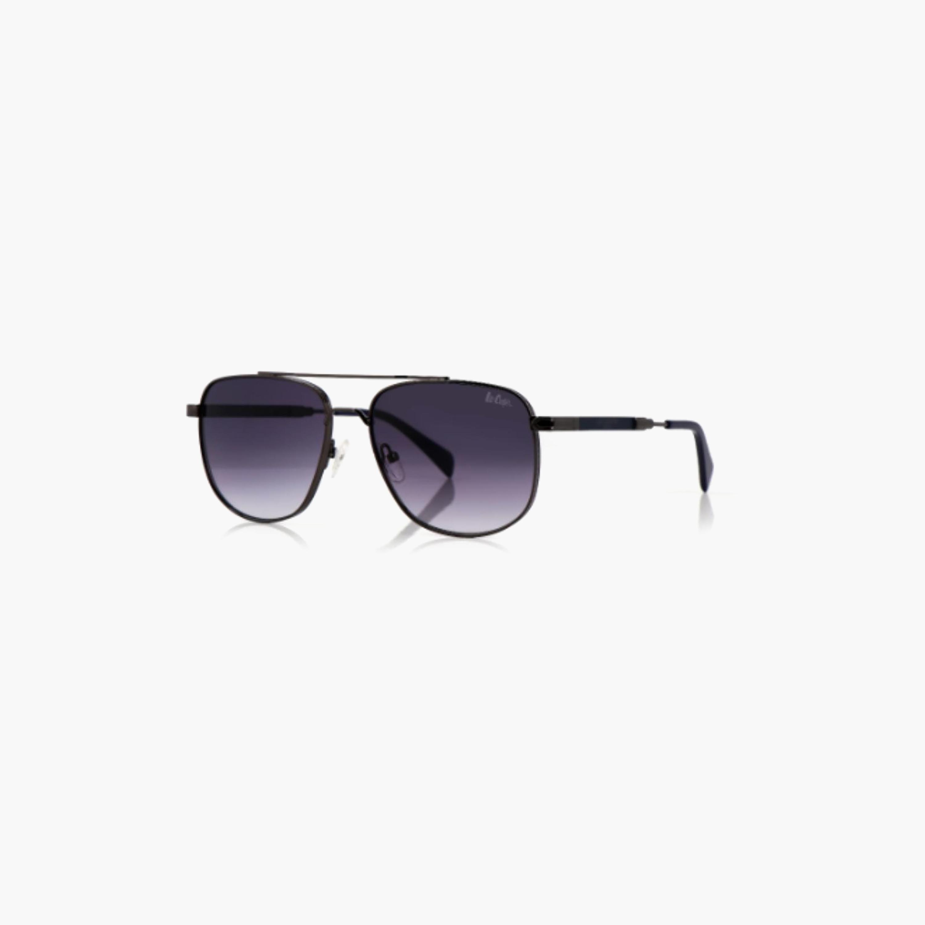 نظارات شمسية رجالية من لي كوبر بتصميم طيار وعدسات رمادية مستقطبة | LCM10245C3-men-sunglasses-image-1