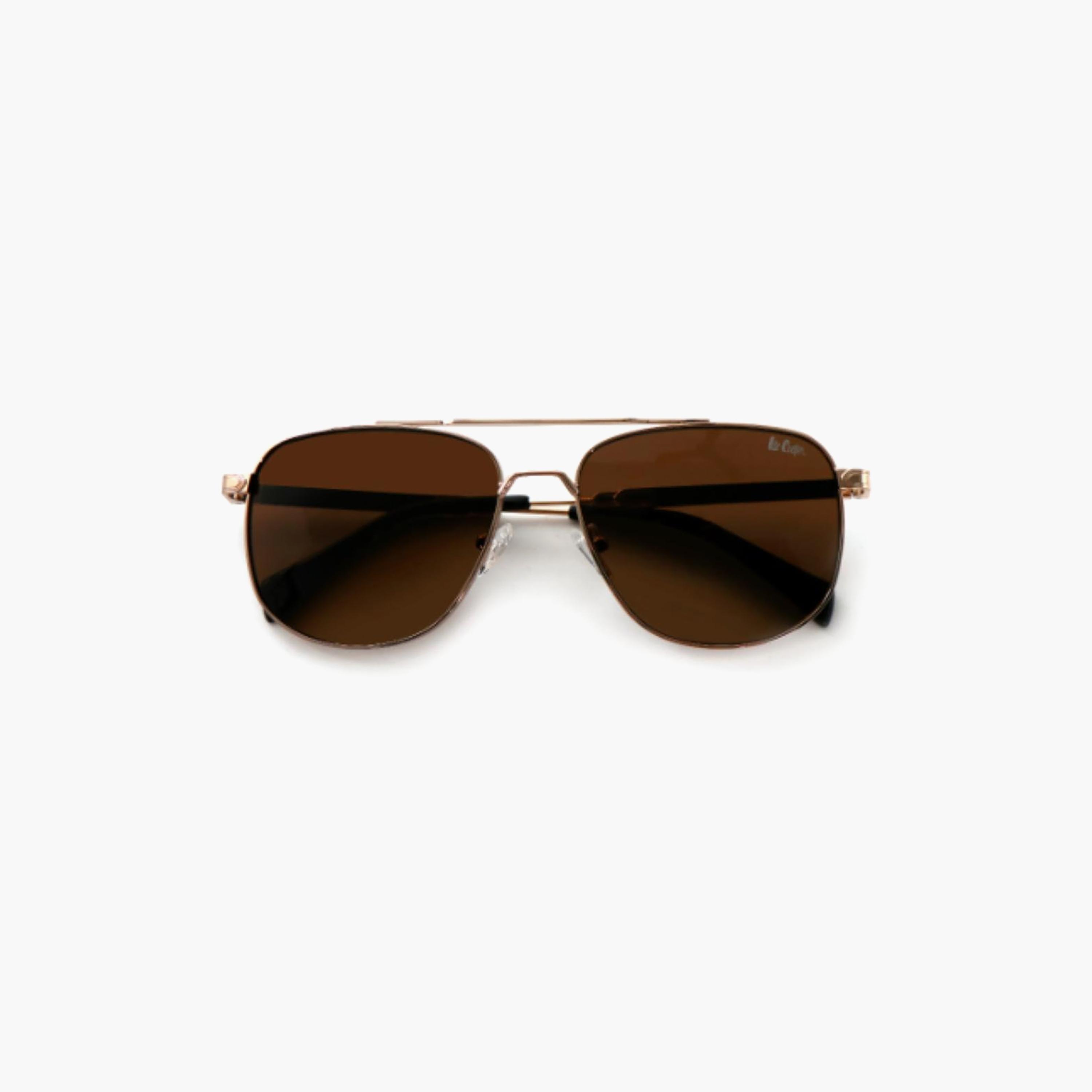 نظارات شمسية رجالية من لي كوبر بتصميم طيار وعدسات بنية مستقطبة | LCM10245C4-men-sunglasses-image-5