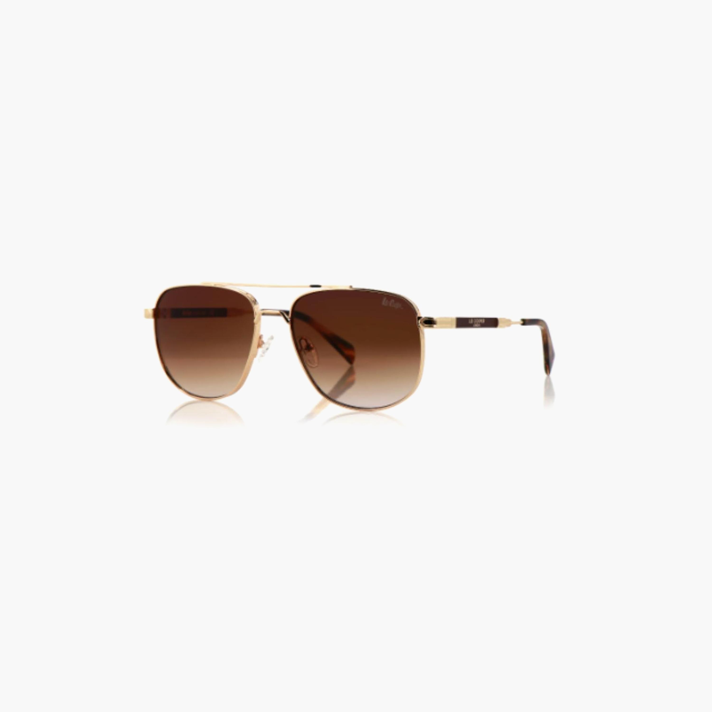 نظارات شمسية رجالية من لي كوبر بتصميم طيار وعدسات بنية مستقطبة | LCM10245C5-men-sunglasses-image-1