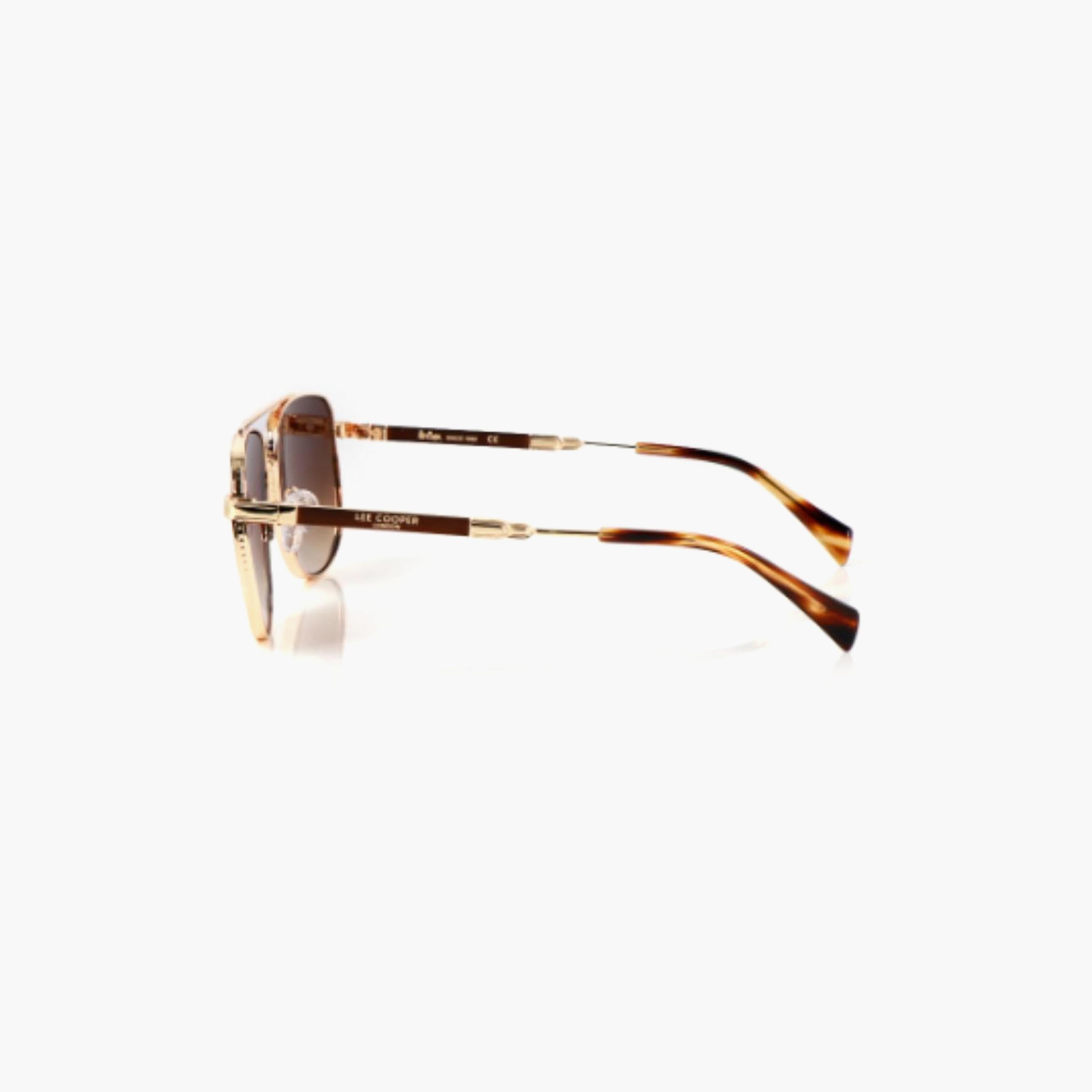 نظارات شمسية رجالية من لي كوبر بتصميم طيار وعدسات بنية مستقطبة | LCM10245C5-men-sunglasses-image-3