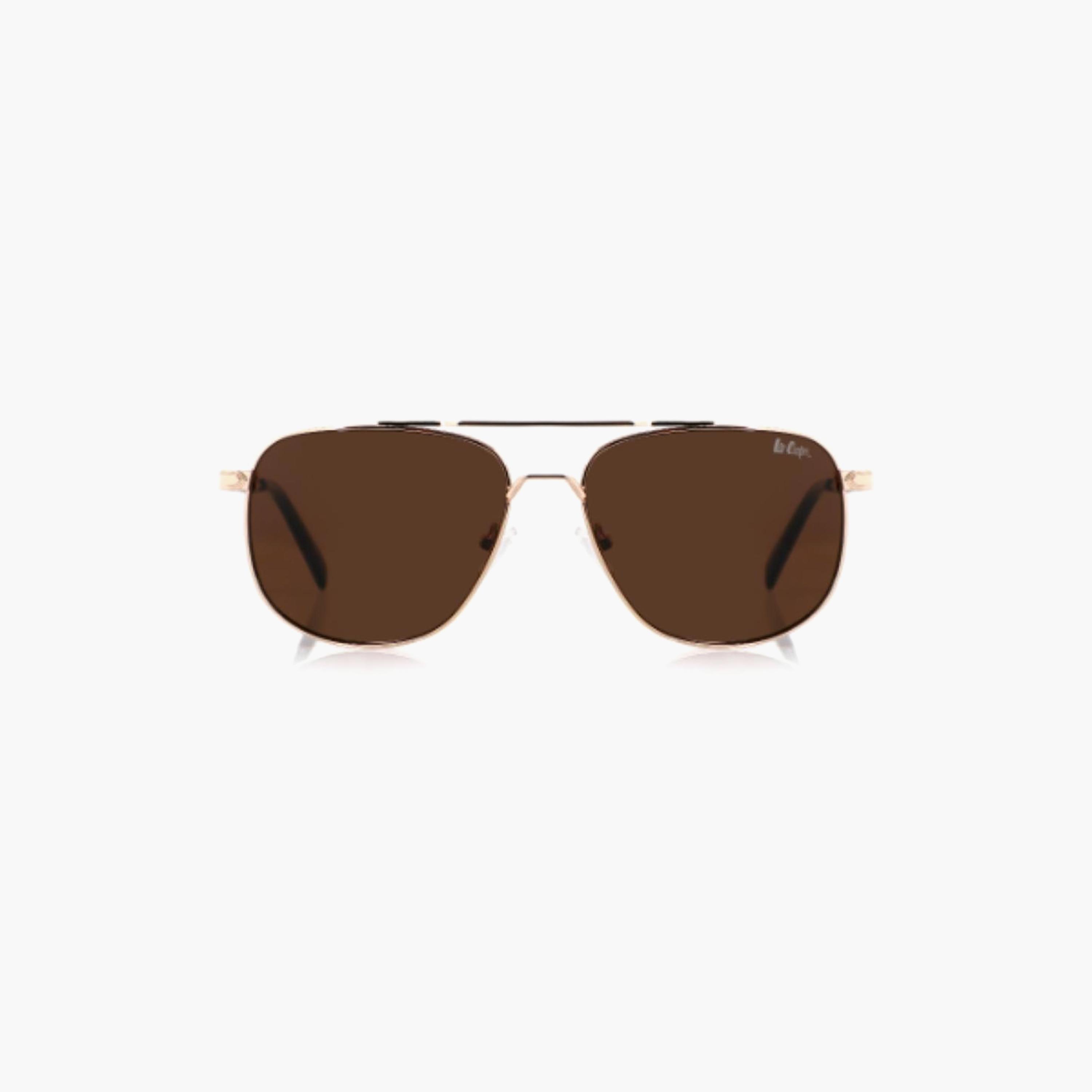 نظارات شمسية رجالية من لي كوبر بتصميم طيار وعدسات بنية مستقطبة | LCM10245C5-men-sunglasses-image-4