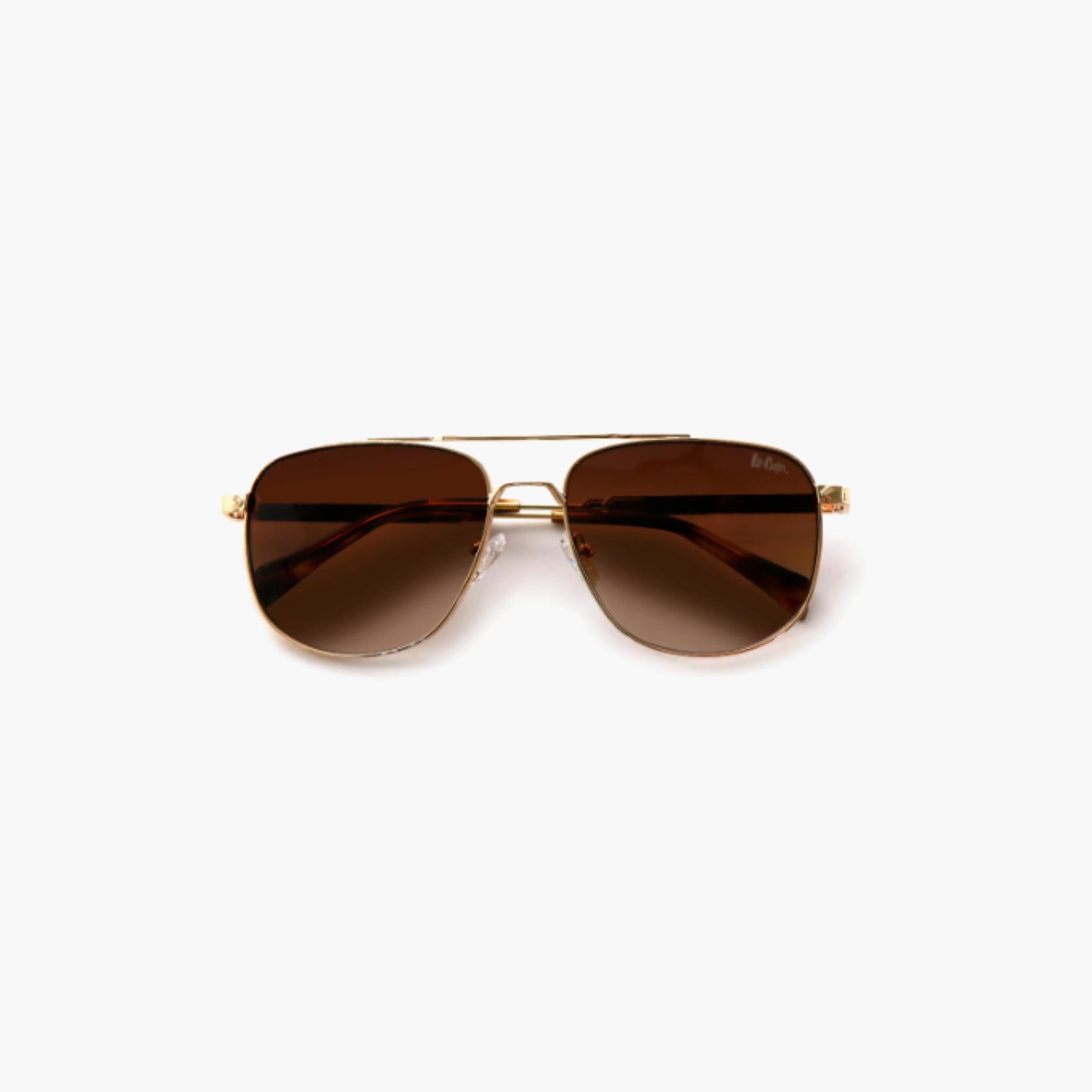 نظارات شمسية رجالية من لي كوبر بتصميم طيار وعدسات بنية مستقطبة | LCM10245C5-men-sunglasses-image-5
