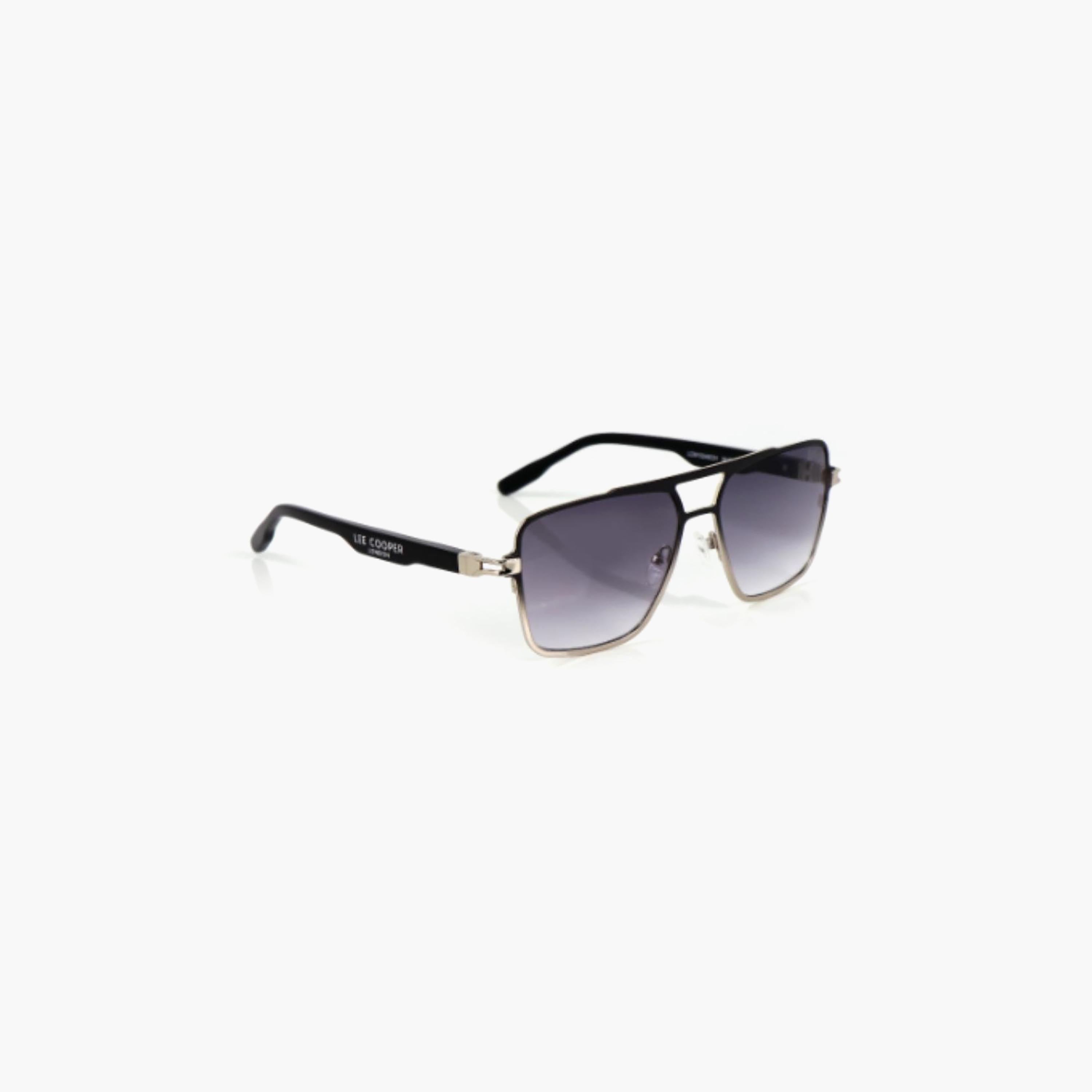 نظارات شمسية رجالية من لي كوبر بتصميم طيار وعدسات رمادية مستقطبة | LCM10246C1-men-sunglasses-image-2