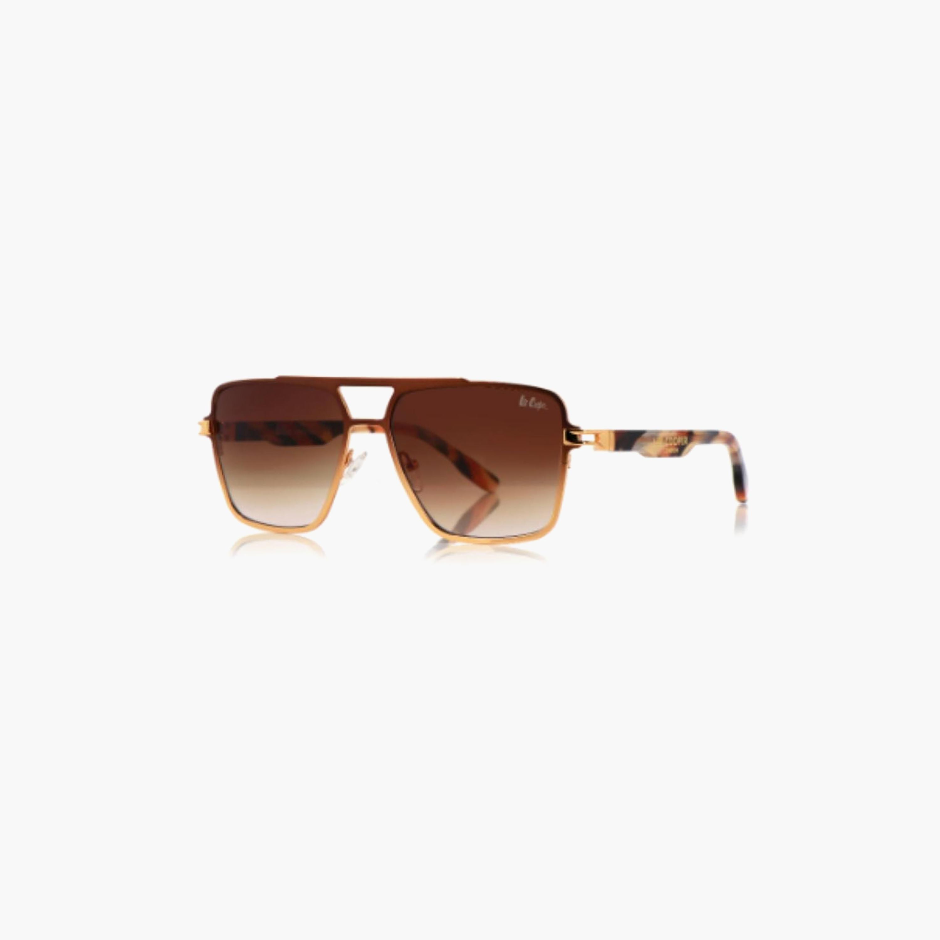 نظارات شمسية رجالية من لي كوبر بتصميم طيار وعدسات بنية مستقطبة | LCM10246C3-men-sunglasses-image-1