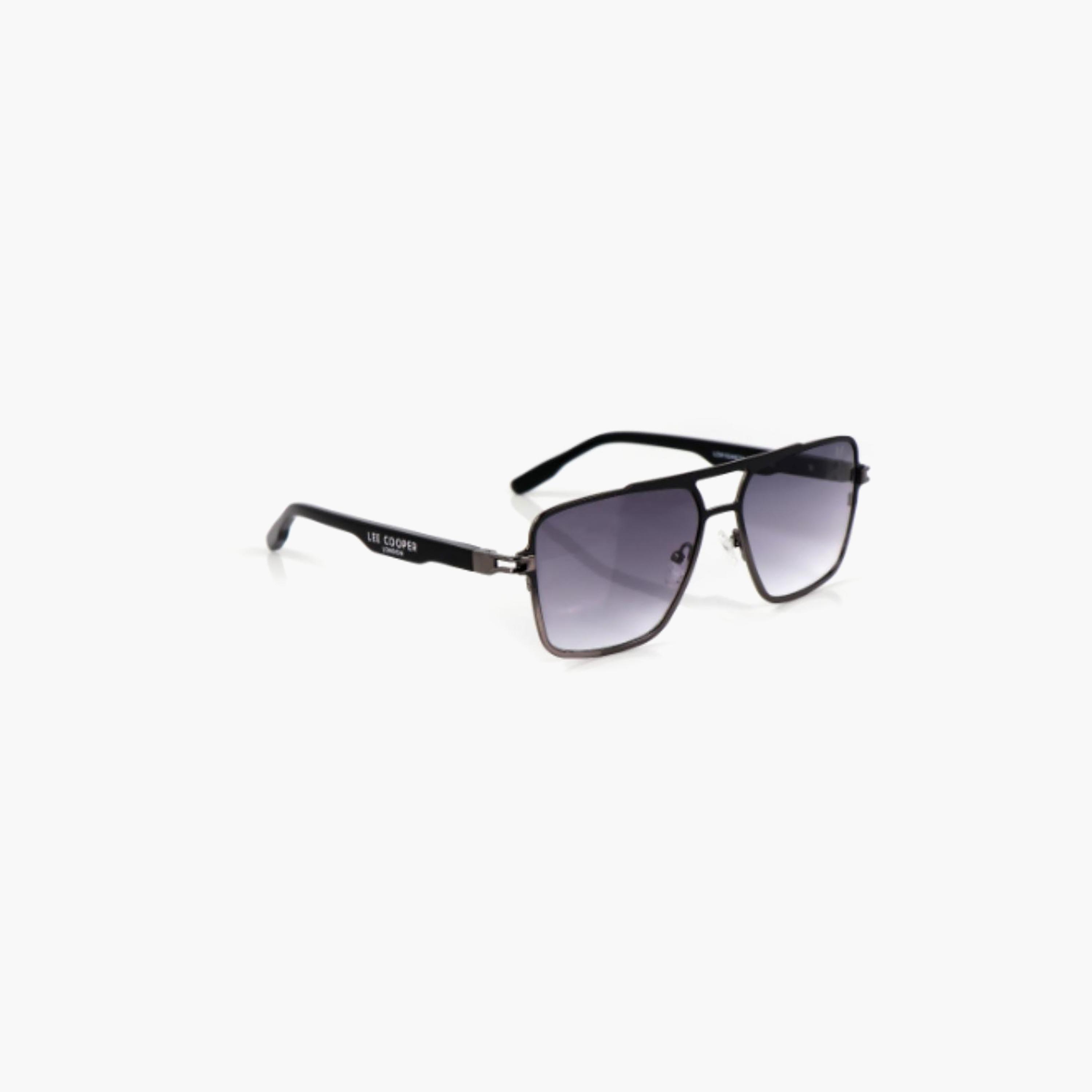 نظارات شمسية رجالية من لي كوبر بتصميم طيار وعدسات رمادية مستقطبة | LCM10246C4-men-sunglasses-image-2