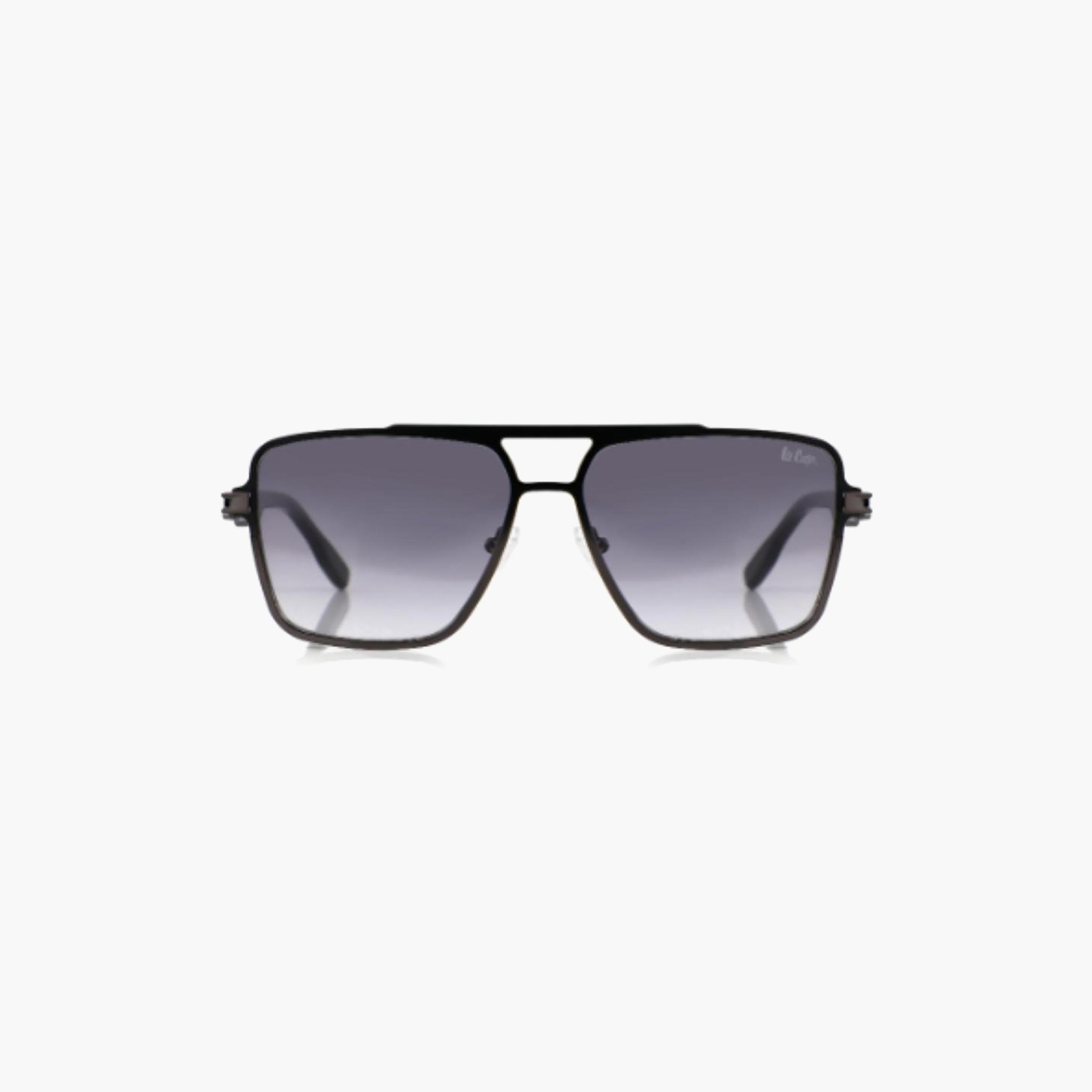 نظارات شمسية رجالية من لي كوبر بتصميم طيار وعدسات رمادية مستقطبة | LCM10246C4-men-sunglasses-image-4