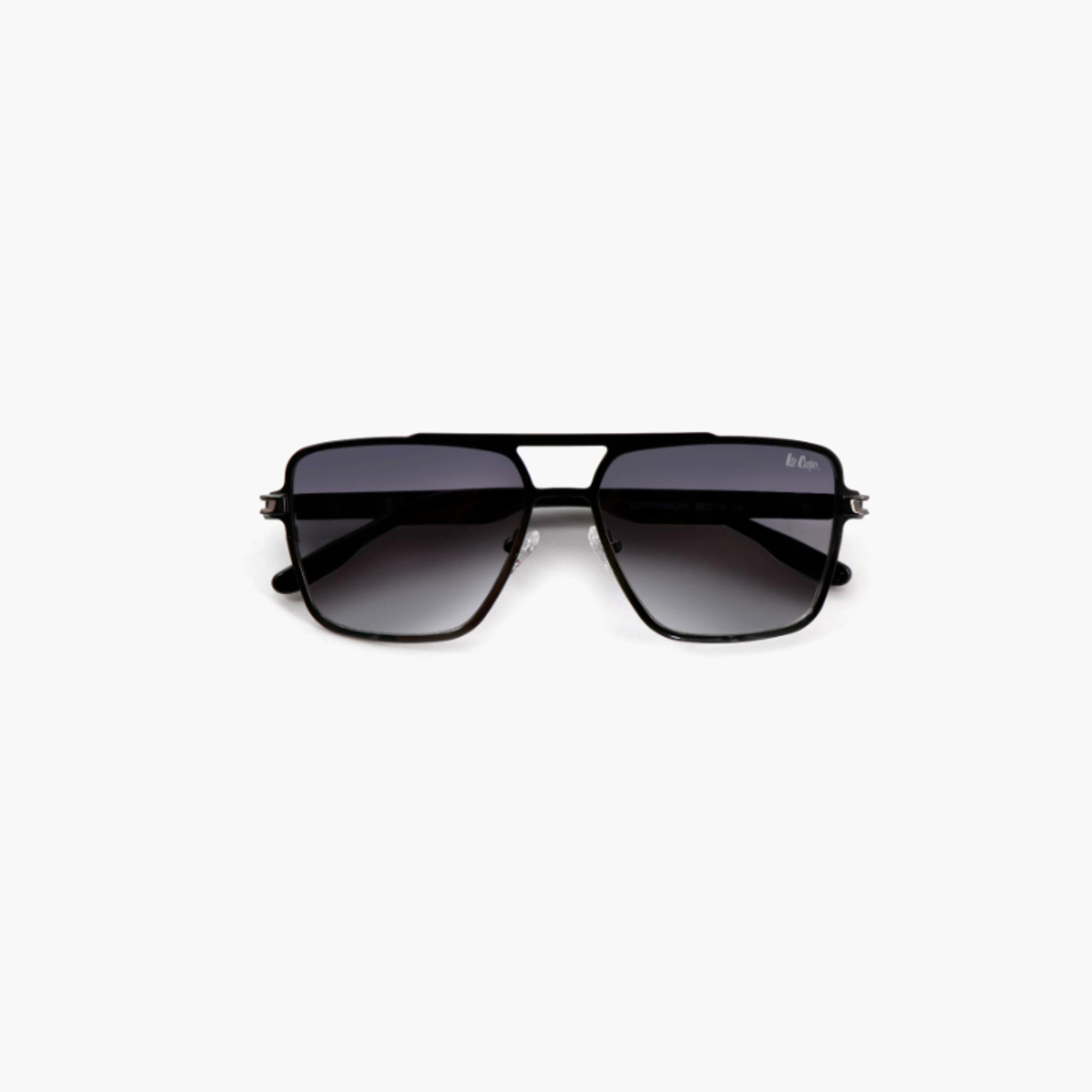 نظارات شمسية رجالية من لي كوبر بتصميم طيار وعدسات رمادية مستقطبة | LCM10246C4-men-sunglasses-image-5
