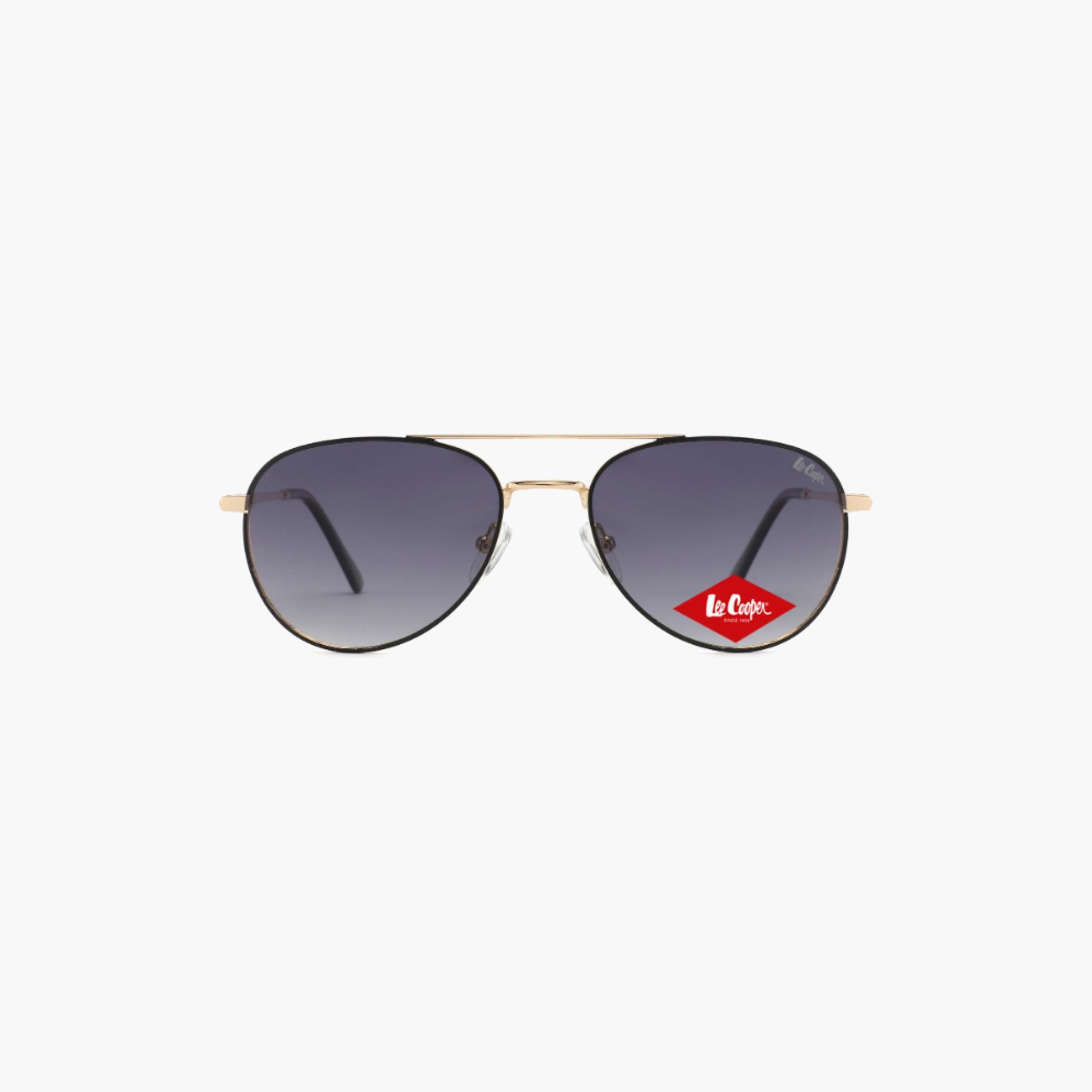 نظارات شمسية رجالية من لي كوبر بتصميم طيار وعدسات زرقاء مستقطبة | LCM10550C2-men-sunglasses-image-2