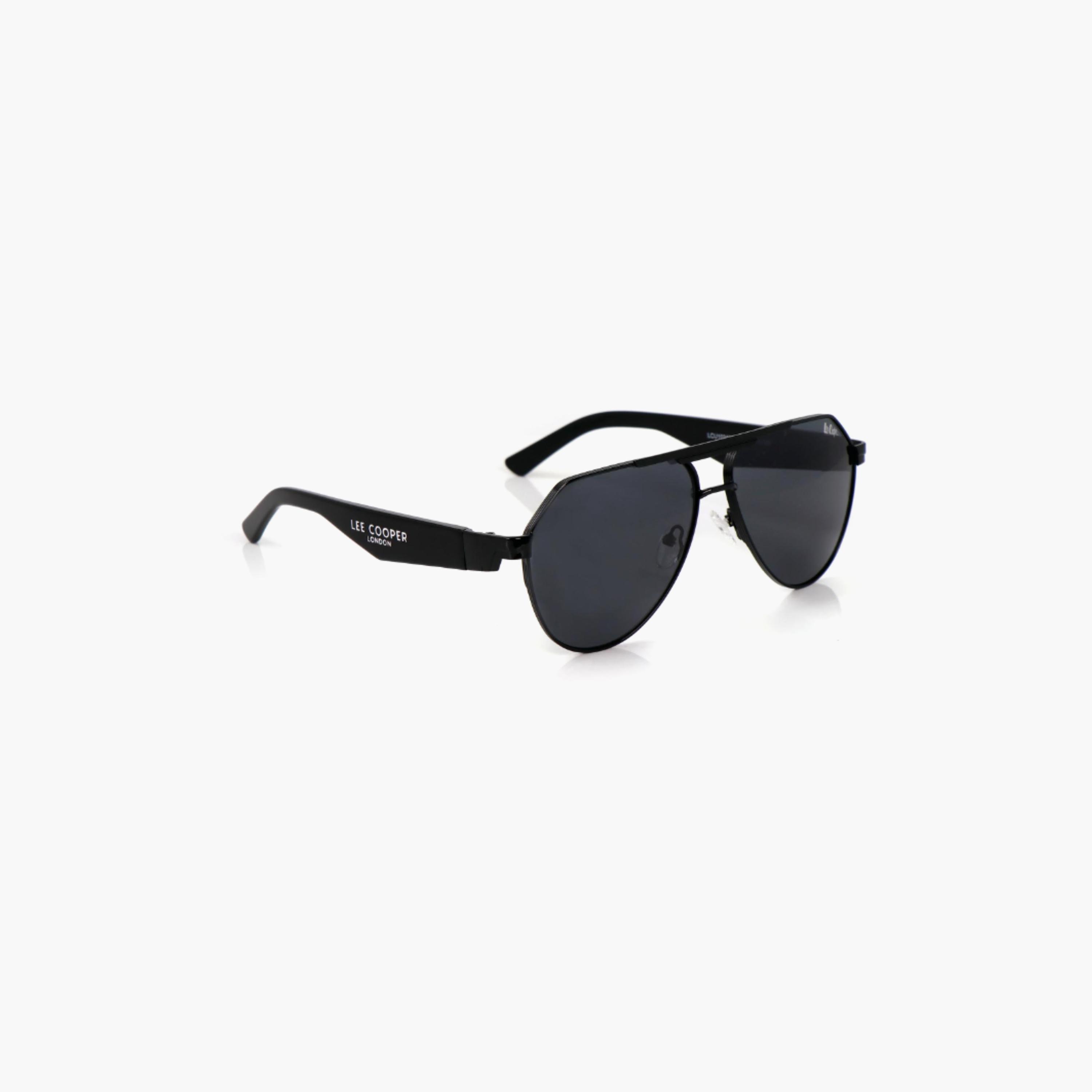 نظارات شمسية رمادية مستقطبة من لي كوبر للجنسين بتصميم طيار | LCU10240C1-men-sunglasses-image-2