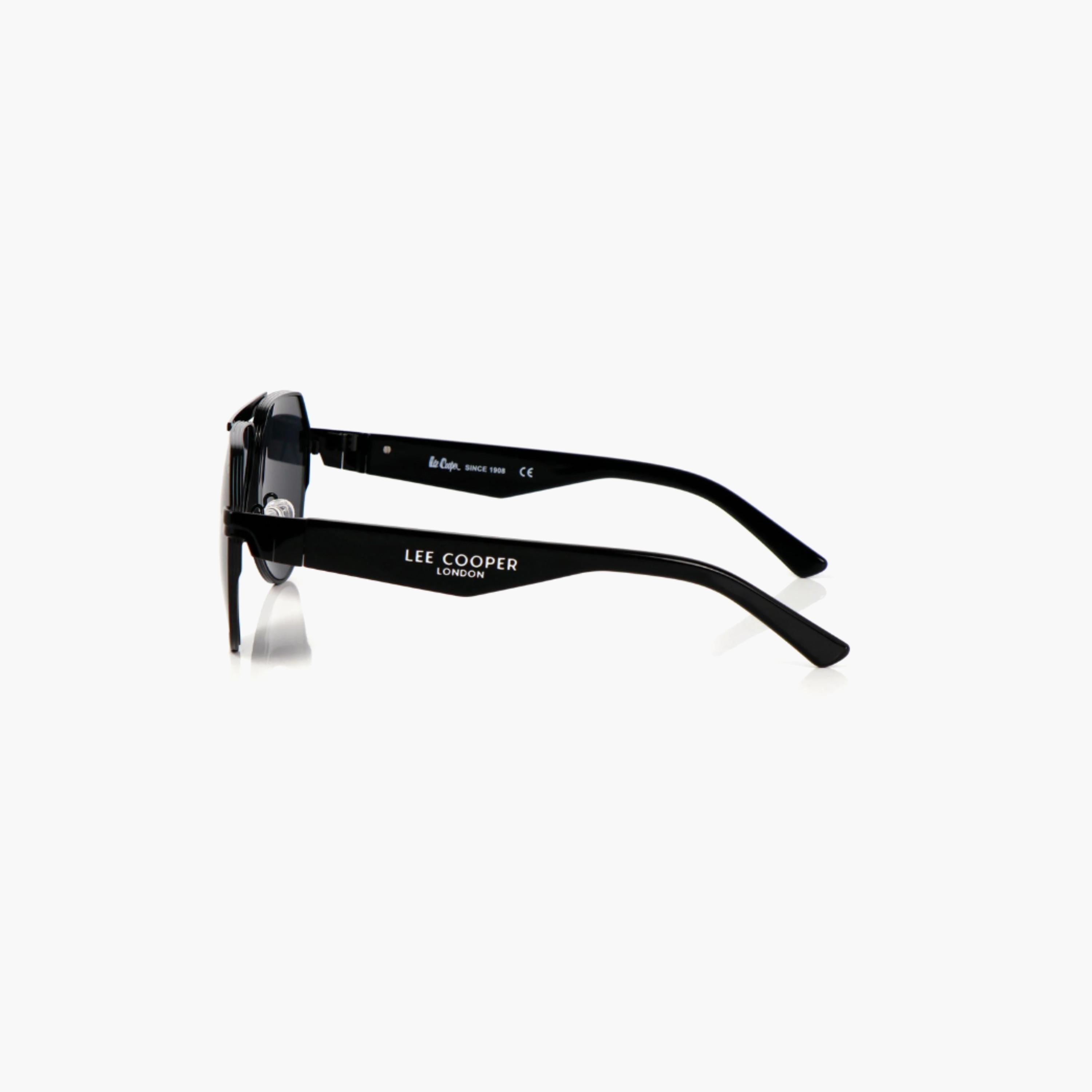 نظارات شمسية رمادية مستقطبة من لي كوبر للجنسين بتصميم طيار | LCU10240C1-men-sunglasses-image-3
