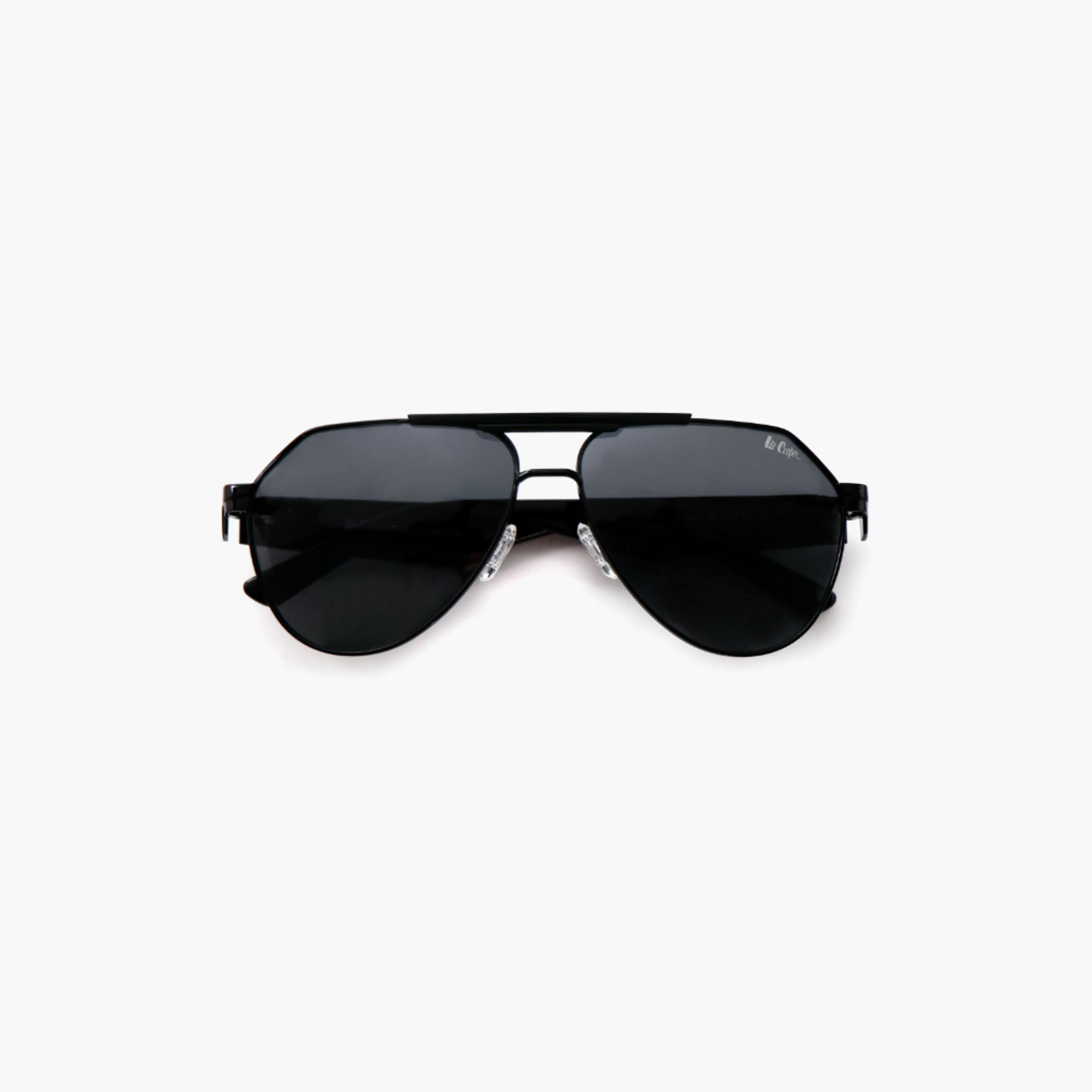 نظارات شمسية رمادية مستقطبة من لي كوبر للجنسين بتصميم طيار | LCU10240C1-men-sunglasses-image-5