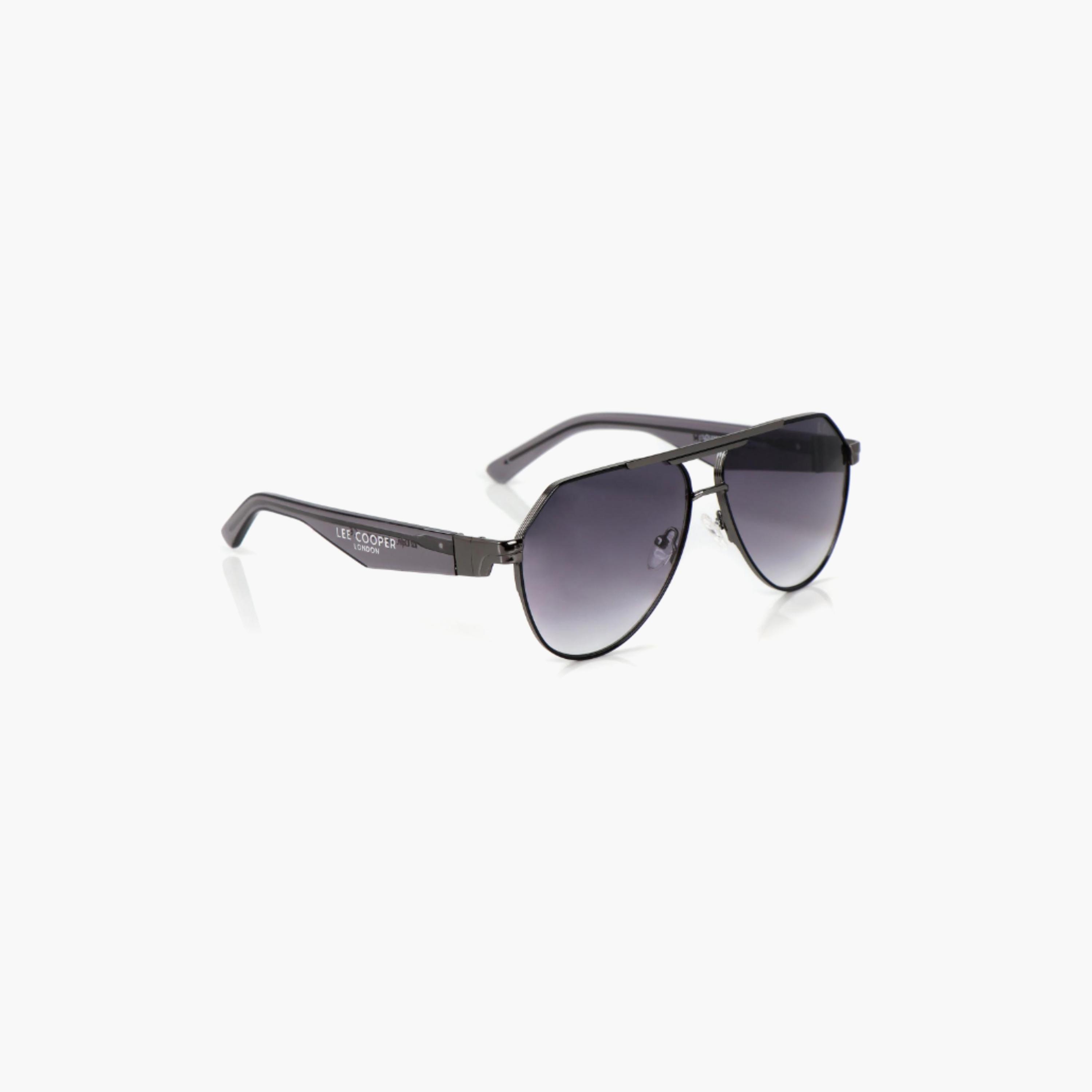 نظارات شمسية رمادية مستقطبة من لي كوبر للجنسين بتصميم طيار | LCU10240C3-men-sunglasses-image-2