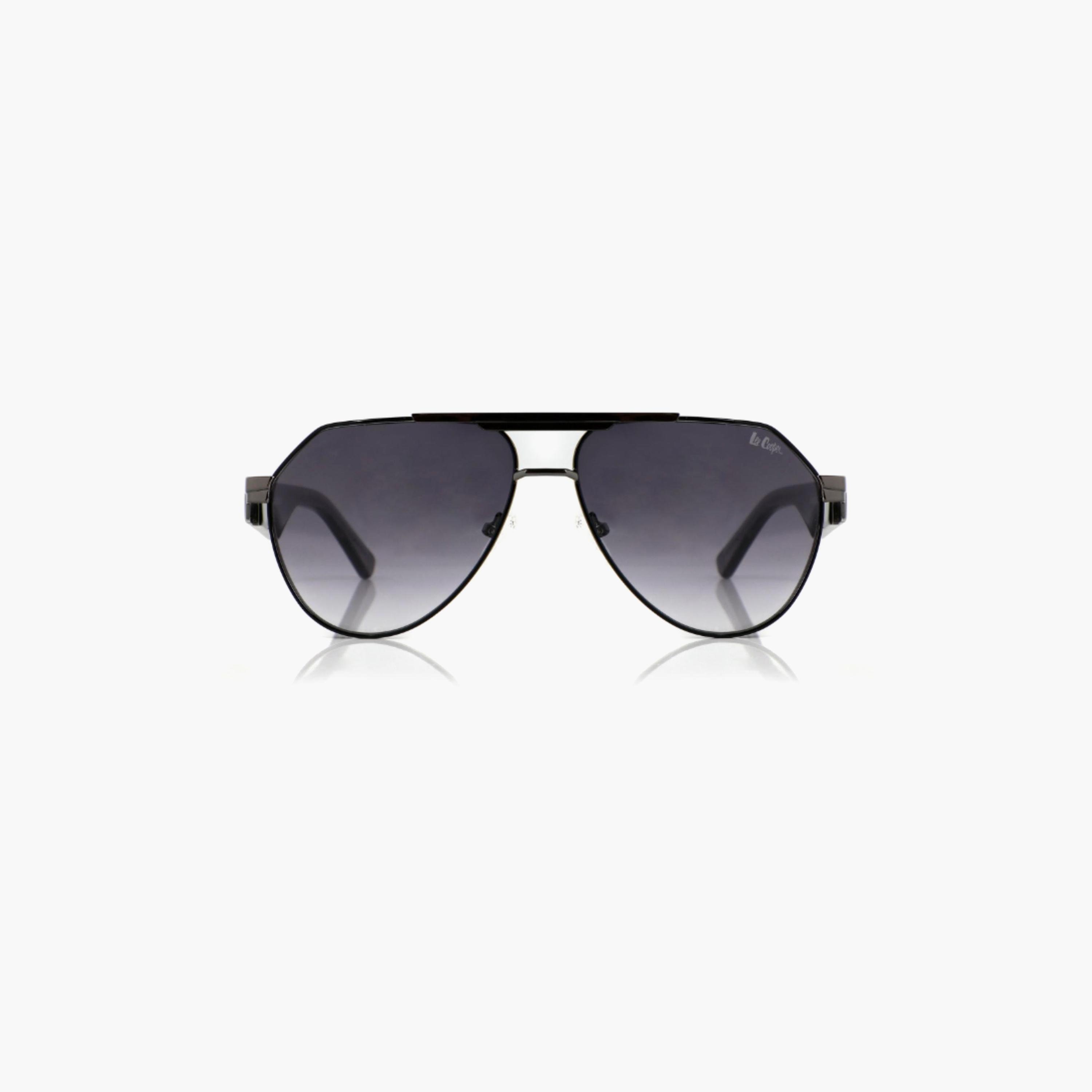 نظارات شمسية رمادية مستقطبة من لي كوبر للجنسين بتصميم طيار | LCU10240C3-men-sunglasses-image-4