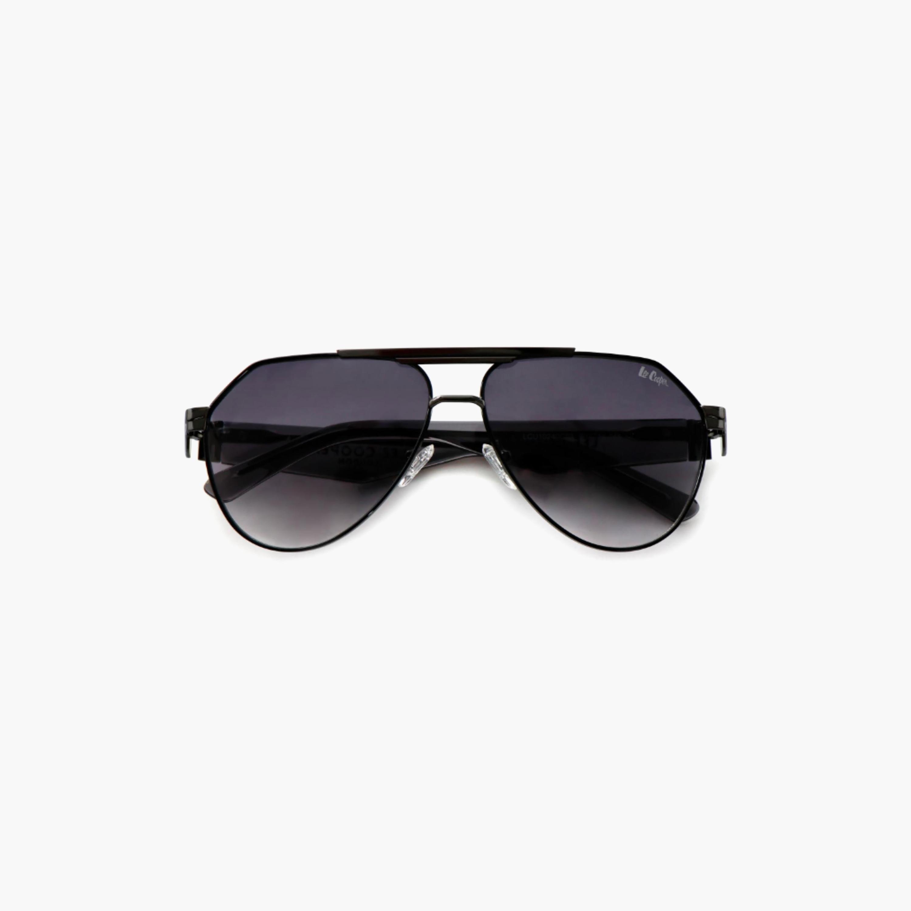 نظارات شمسية رمادية مستقطبة من لي كوبر للجنسين بتصميم طيار | LCU10240C3-men-sunglasses-image-5