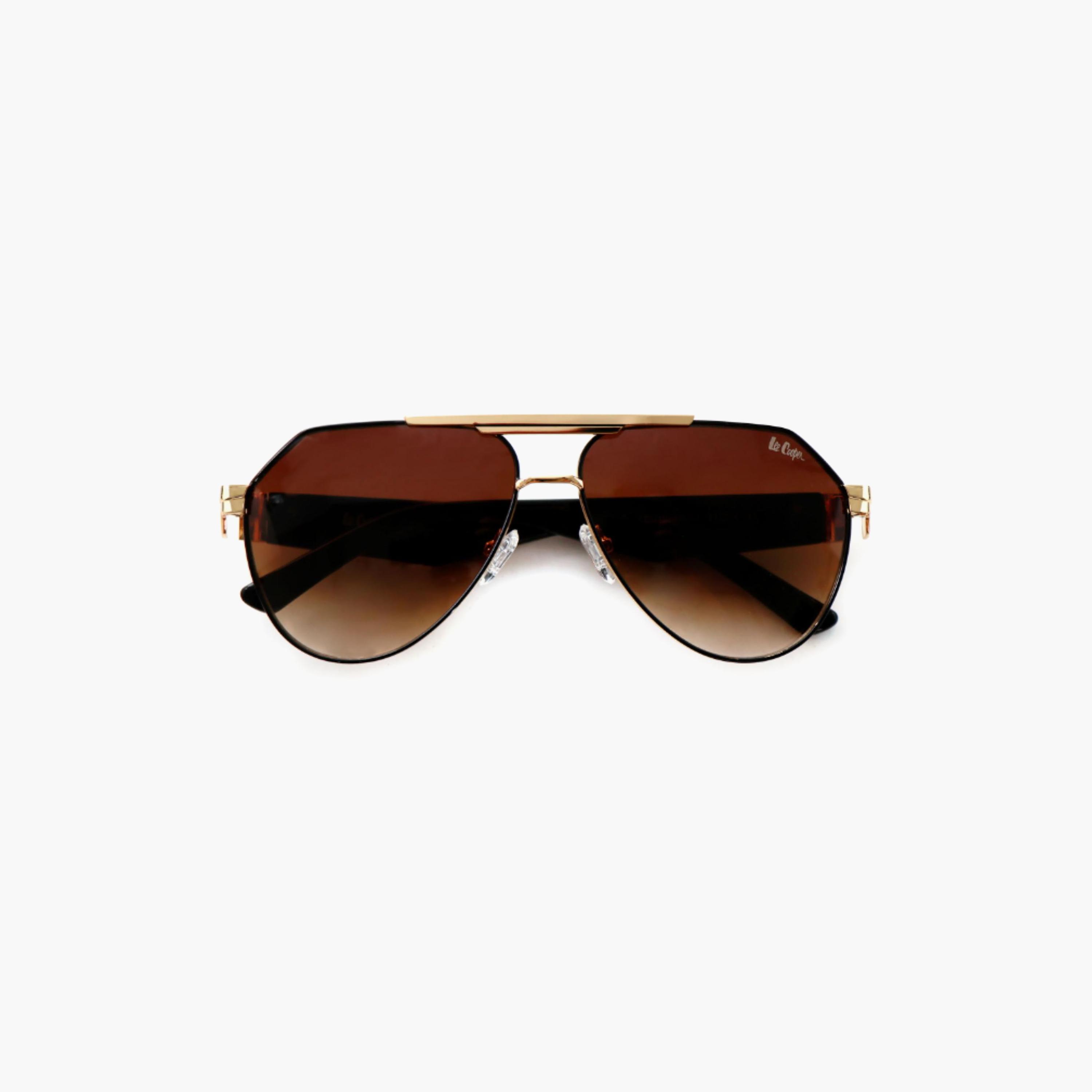 نظارات شمسية لي كوبر للجنسين بتصميم طيار وعدسات بنية مستقطبة | LCU10240C4-men-sunglasses-image-5