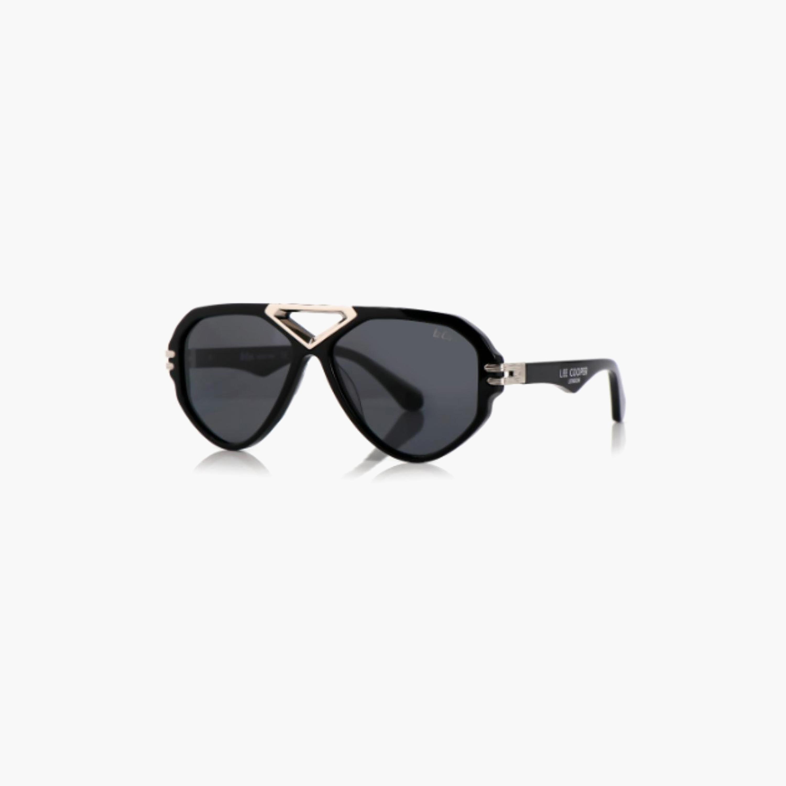 نظارات شمسية رمادية مستقطبة من لي كوبر للجنسين بتصميم طيار | LCU10242C1-men-sunglasses-image-1