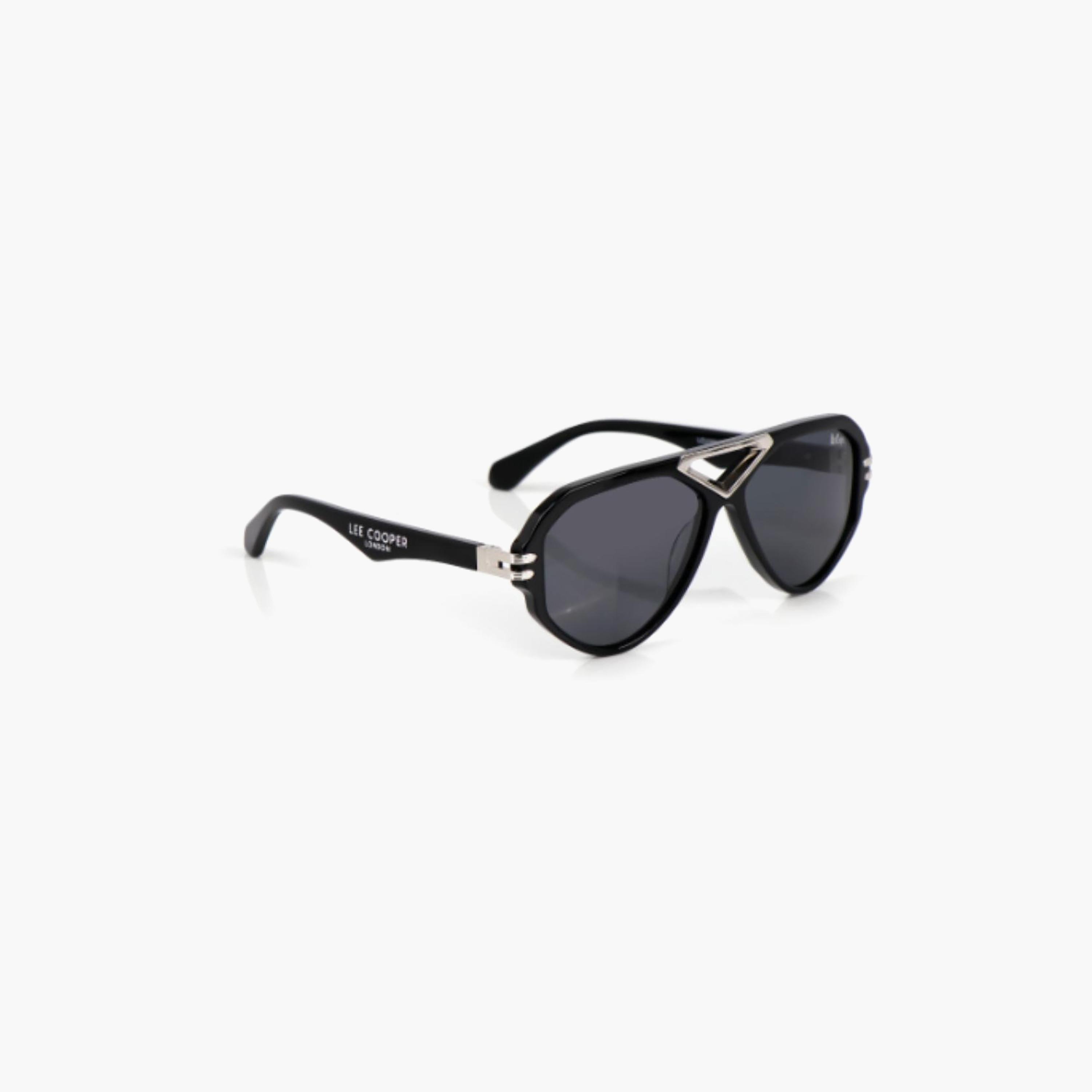 نظارات شمسية رمادية مستقطبة من لي كوبر للجنسين بتصميم طيار | LCU10242C1-men-sunglasses-image-2