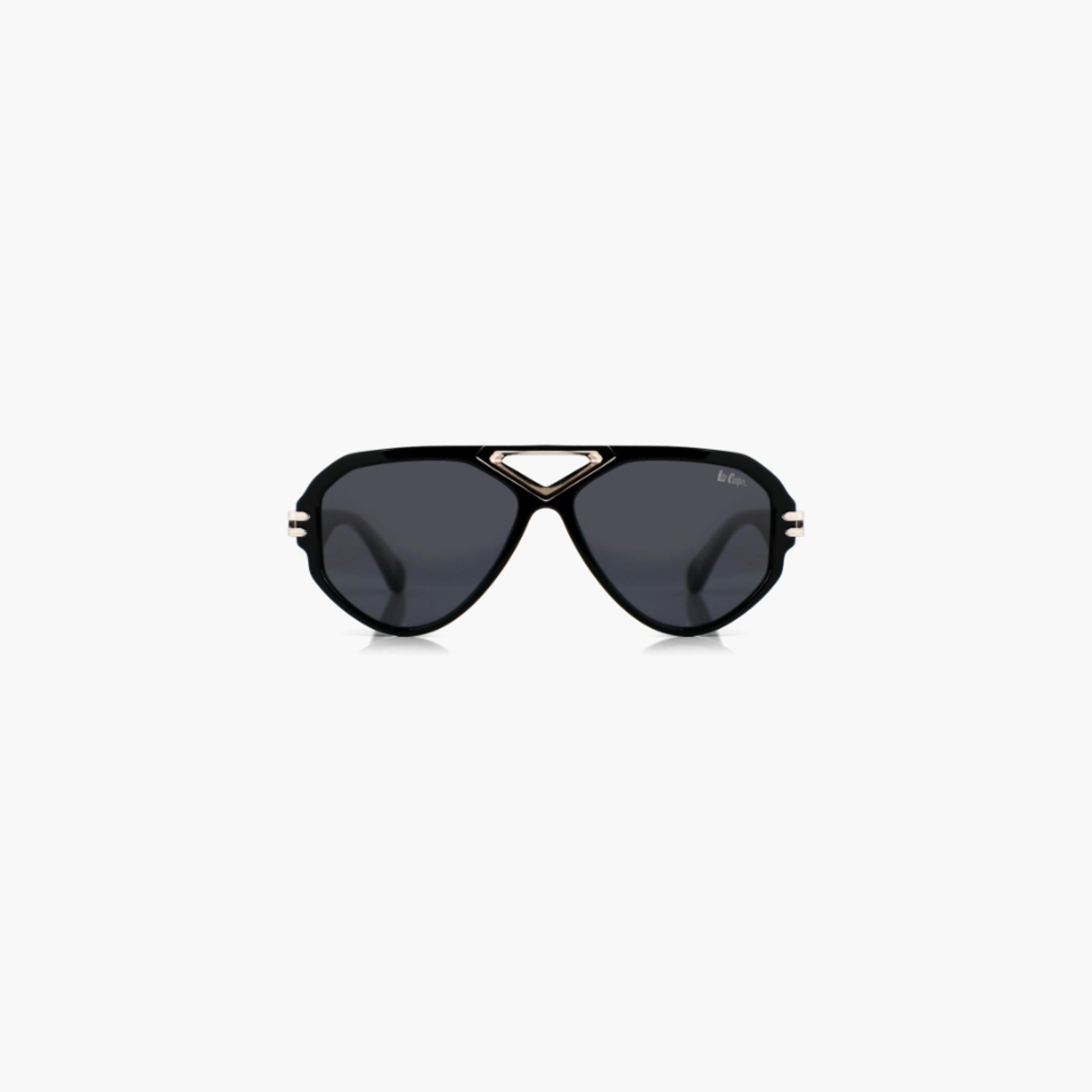 نظارات شمسية رمادية مستقطبة من لي كوبر للجنسين بتصميم طيار | LCU10242C1-men-sunglasses-image-4
