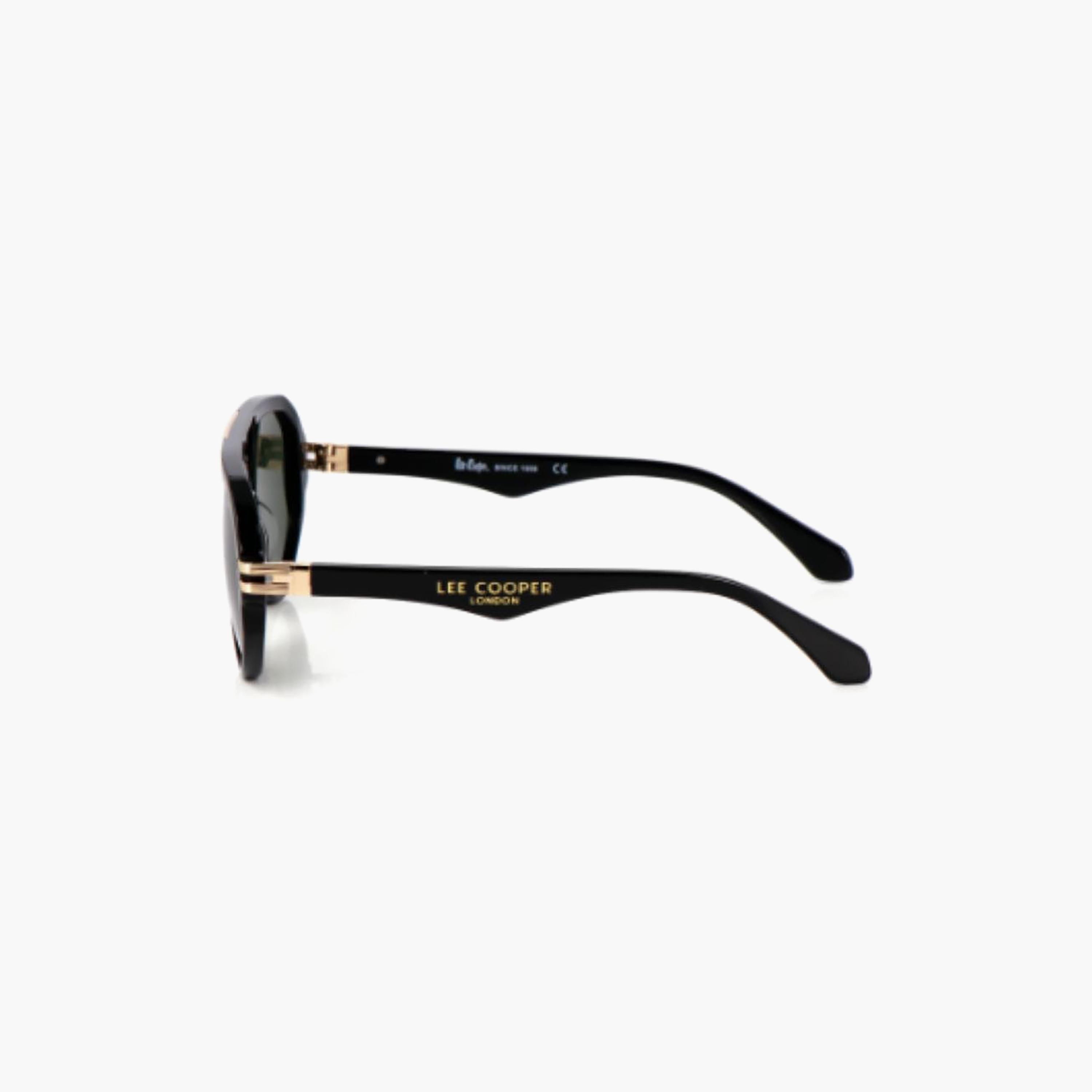 نظارات شمسية لي كوبر للجنسين بتصميم طيار وعدسات خضراء مستقطبة | LCU10242C2-men-sunglasses-image-3