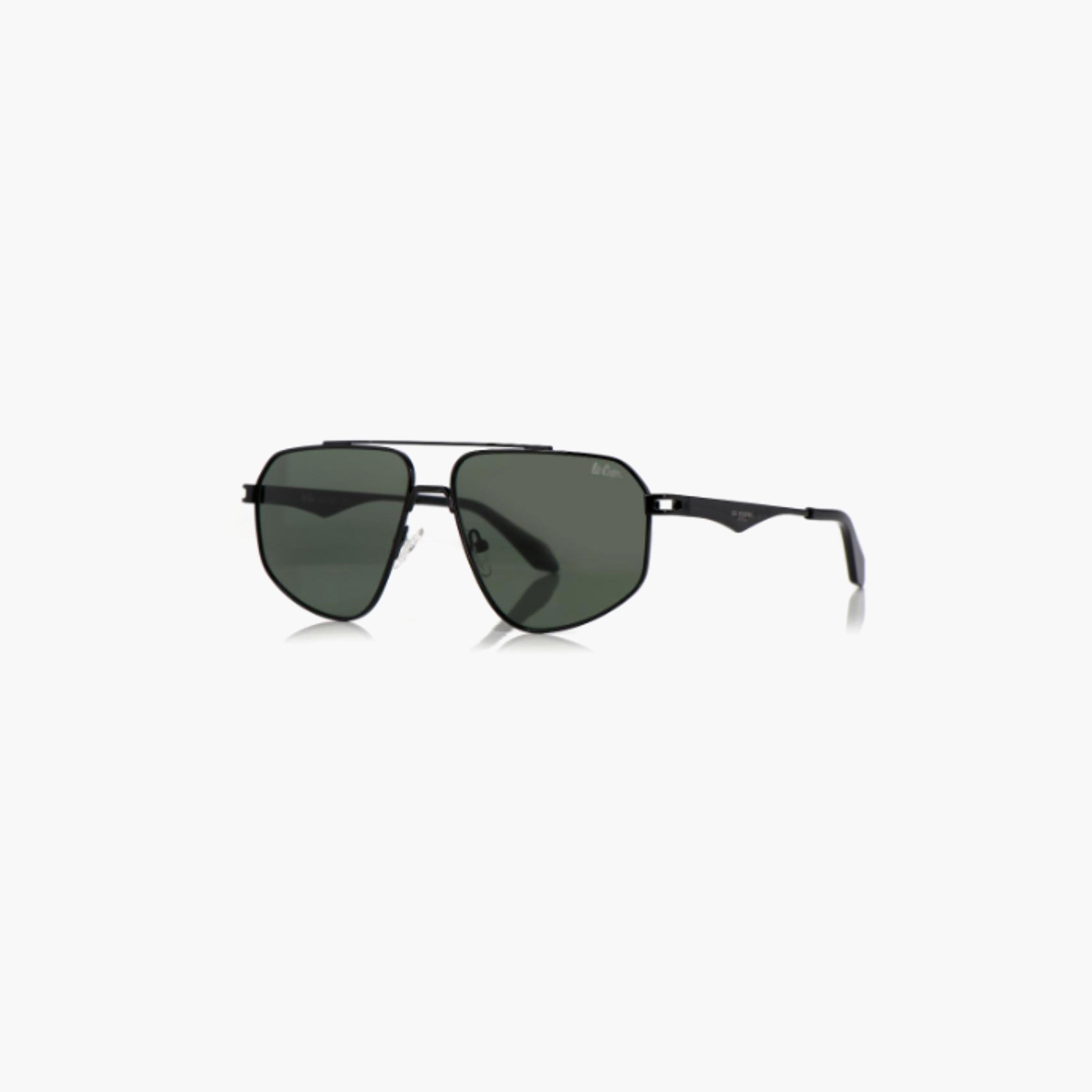 نظارات شمسية لي كوبر للجنسين بتصميم طيار وعدسات خضراء مستقطبة | LCU10243C1-men-sunglasses-image-1