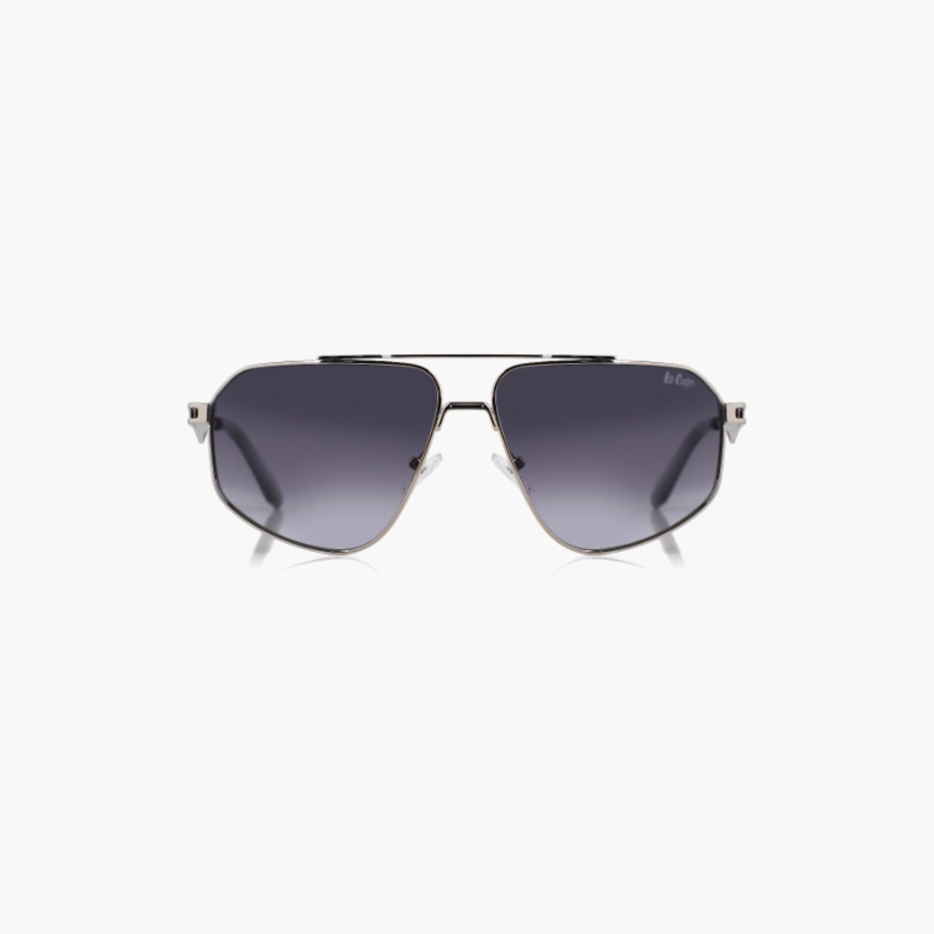 نظارات شمسية رمادية مستقطبة من لي كوبر للجنسين بتصميم طيار | LCU10243C2-men-sunglasses-image-1