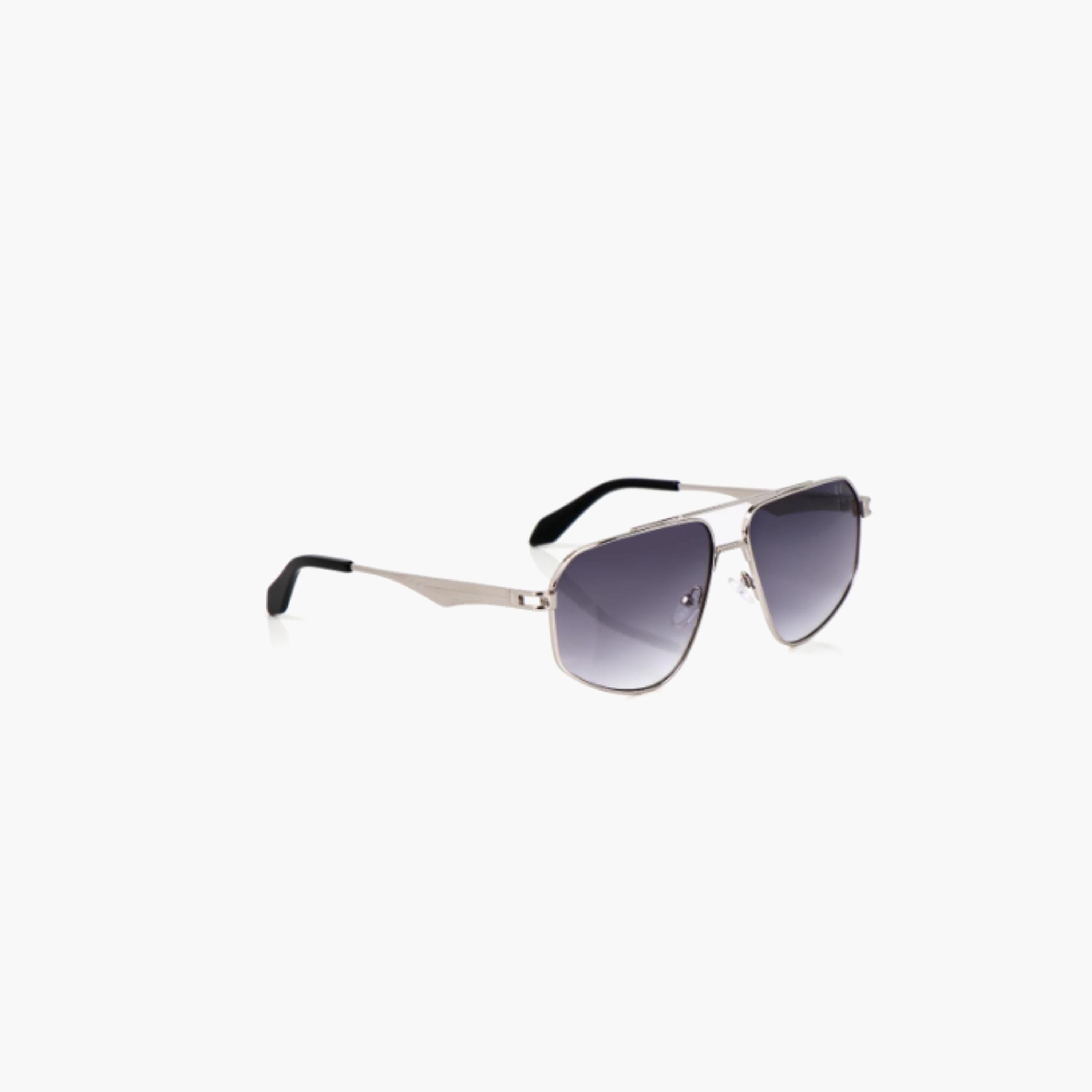 نظارات شمسية رمادية مستقطبة من لي كوبر للجنسين بتصميم طيار | LCU10243C2-men-sunglasses-image-4