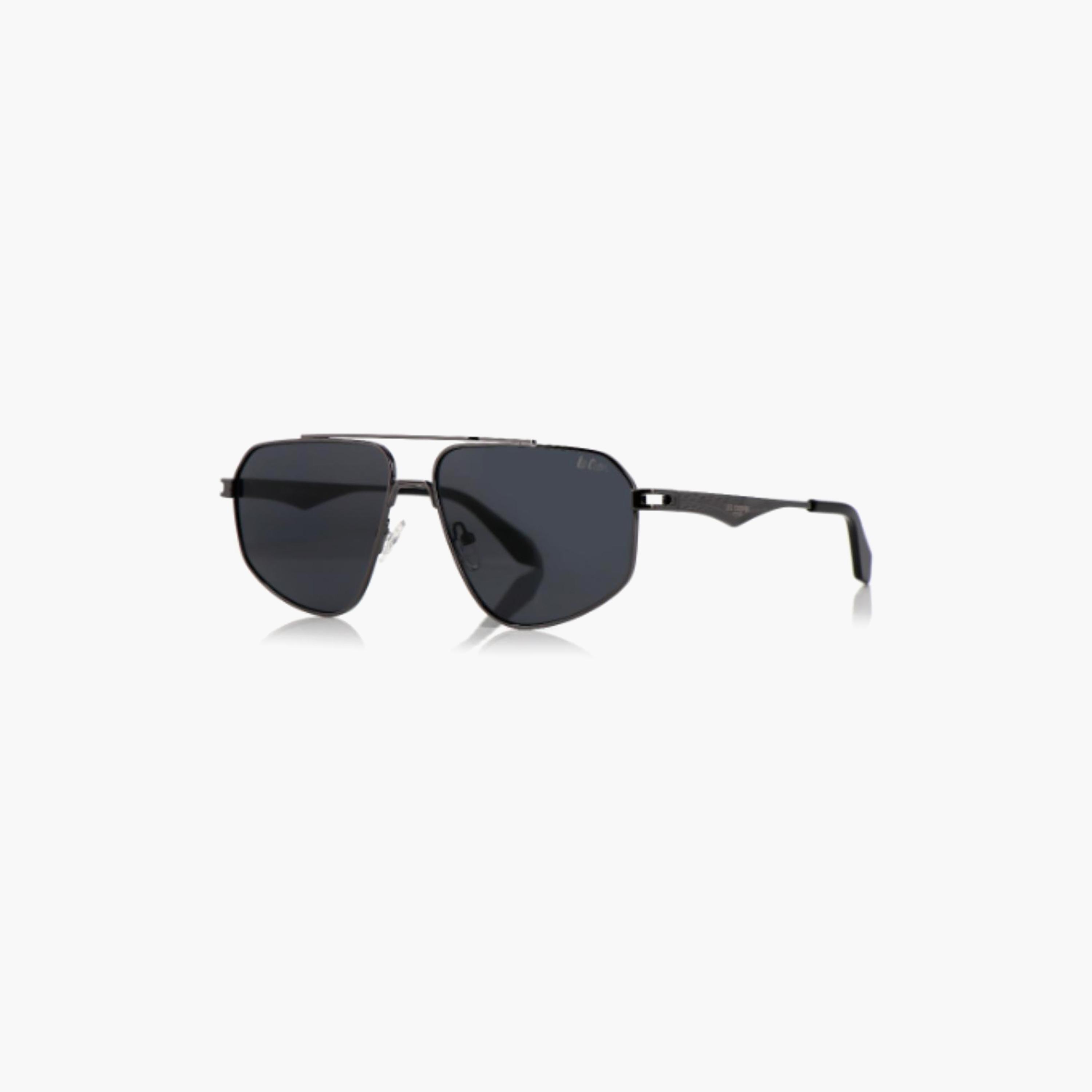 نظارات شمسية رمادية مستقطبة من لي كوبر للجنسين بتصميم طيار | LCU10243C3-men-sunglasses-image-1