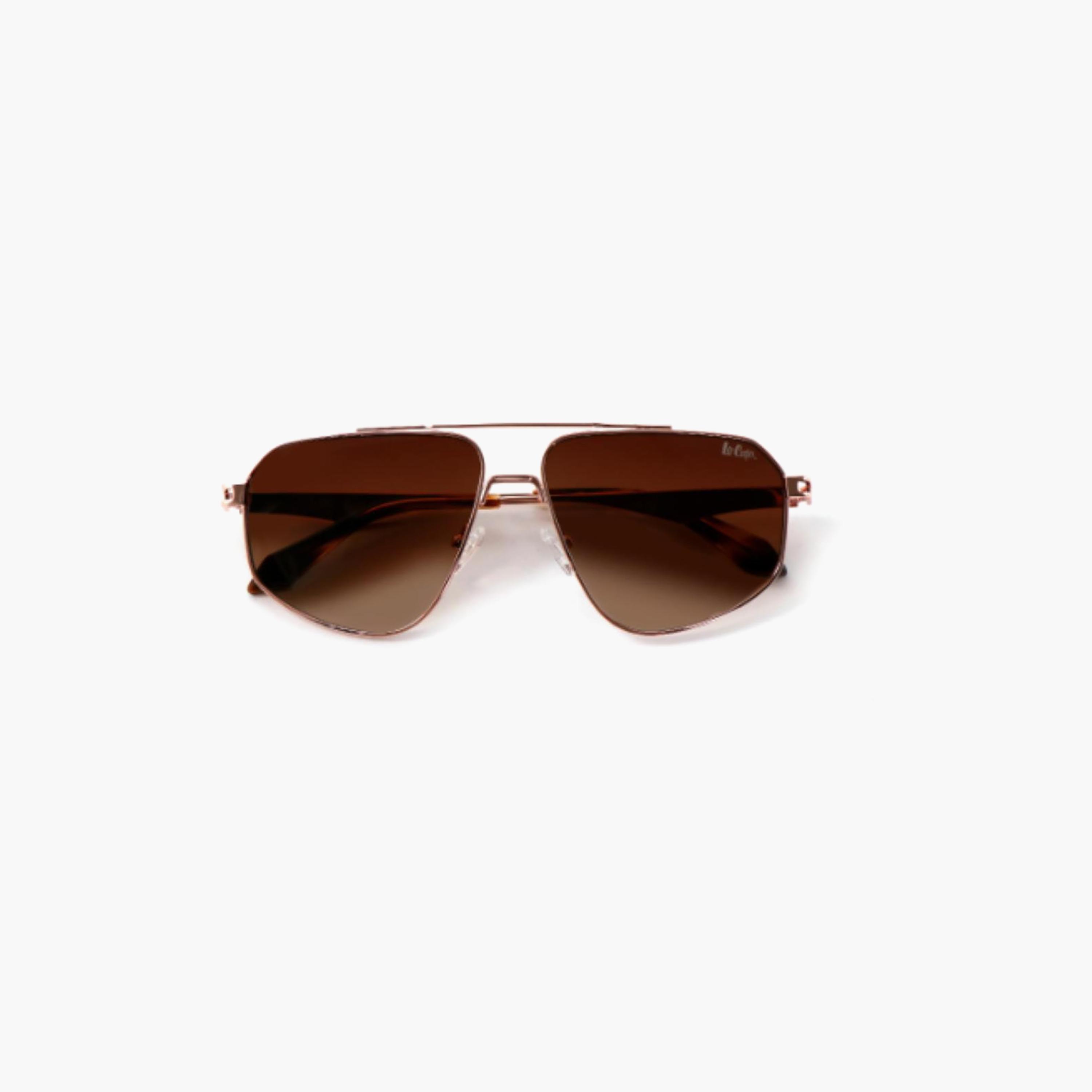 نظارات شمسية لي كوبر للجنسين بتصميم طيار وعدسات بنية مستقطبة | LCU10243C4-men-sunglasses-image-5
