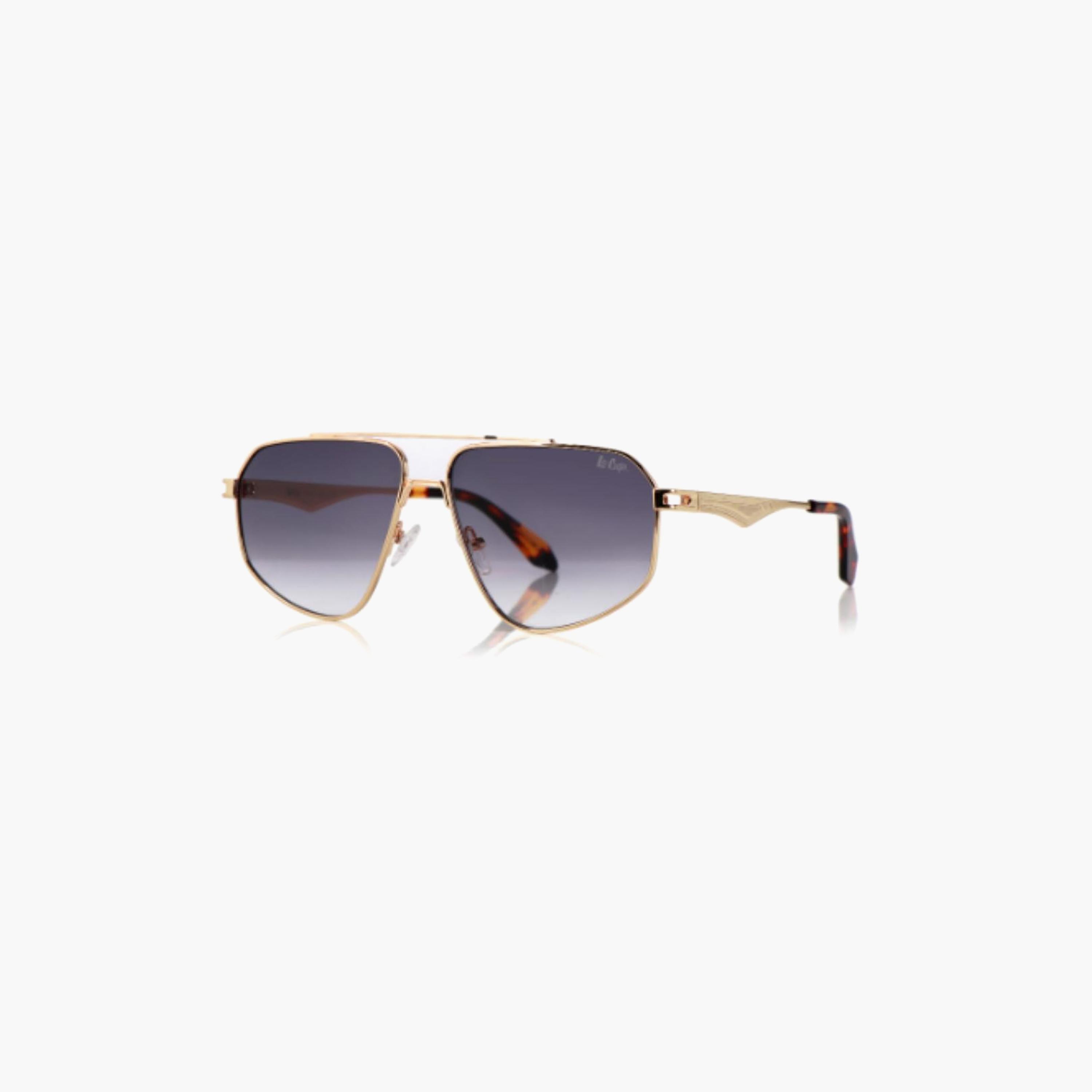 نظارات شمسية رمادية مستقطبة من لي كوبر للجنسين بتصميم طيار | LCU10243C5-men-sunglasses-image-1