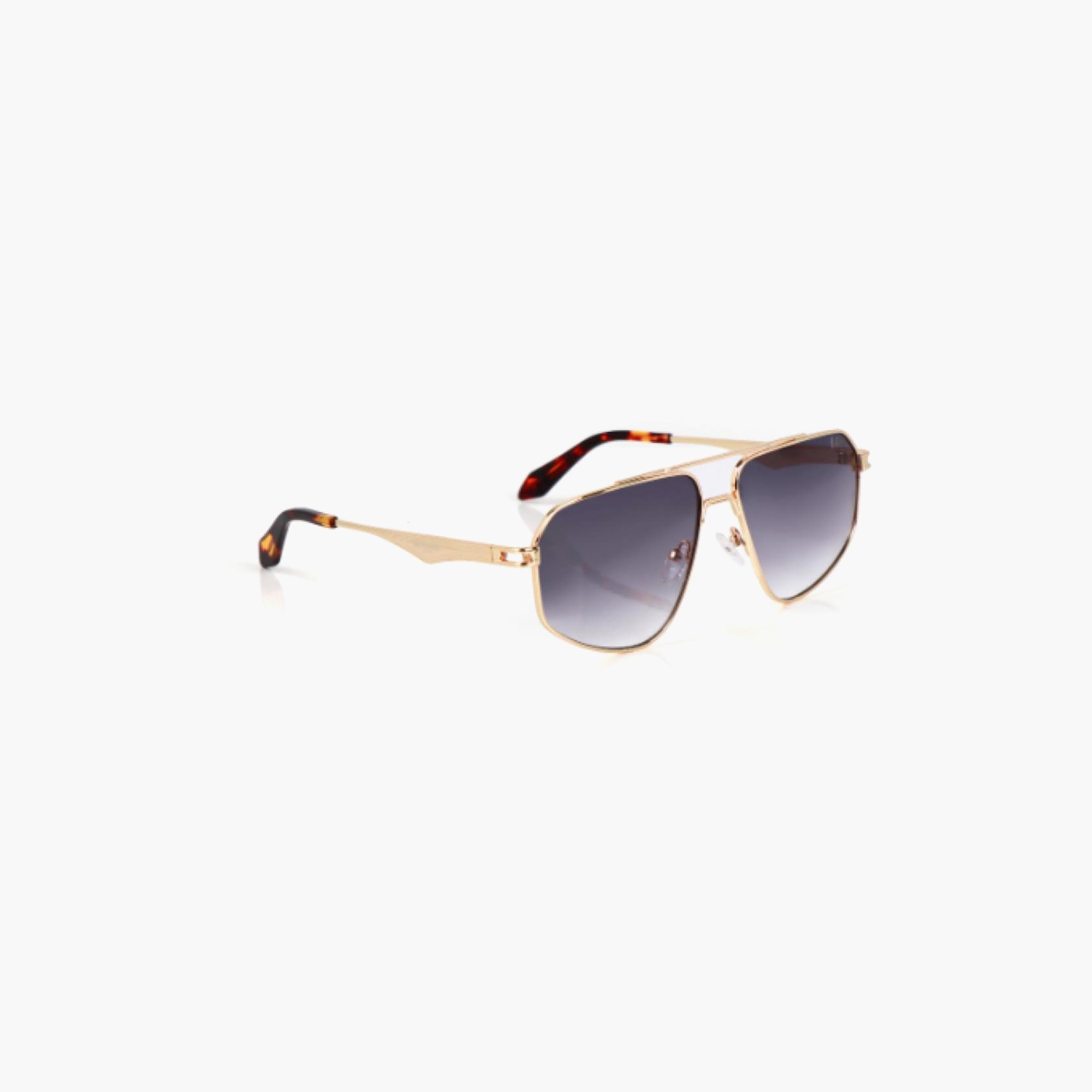 نظارات شمسية رمادية مستقطبة من لي كوبر للجنسين بتصميم طيار | LCU10243C5-men-sunglasses-image-2
