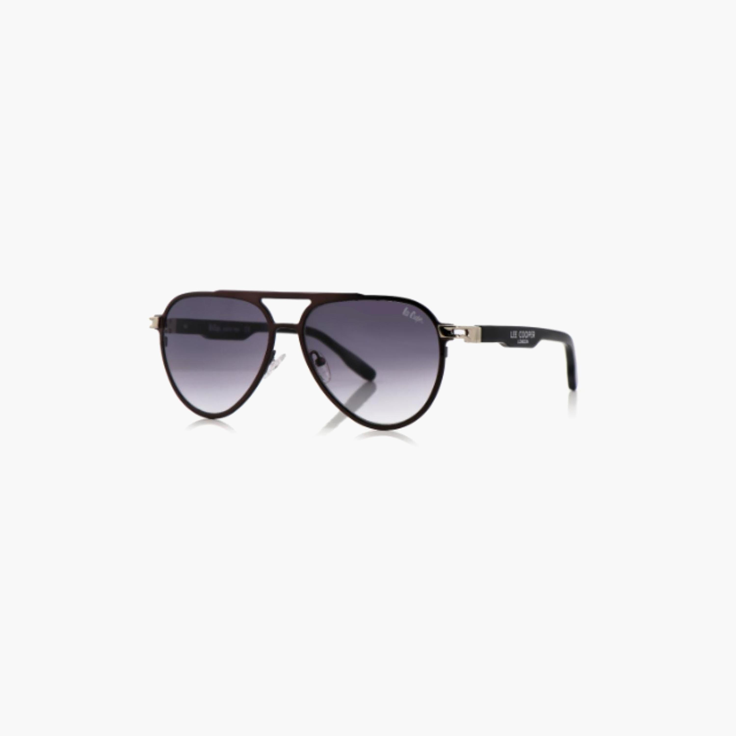 نظارات شمسية رمادية مستقطبة من لي كوبر للجنسين بتصميم طيار | LCU10247C1-men-sunglasses-image-1