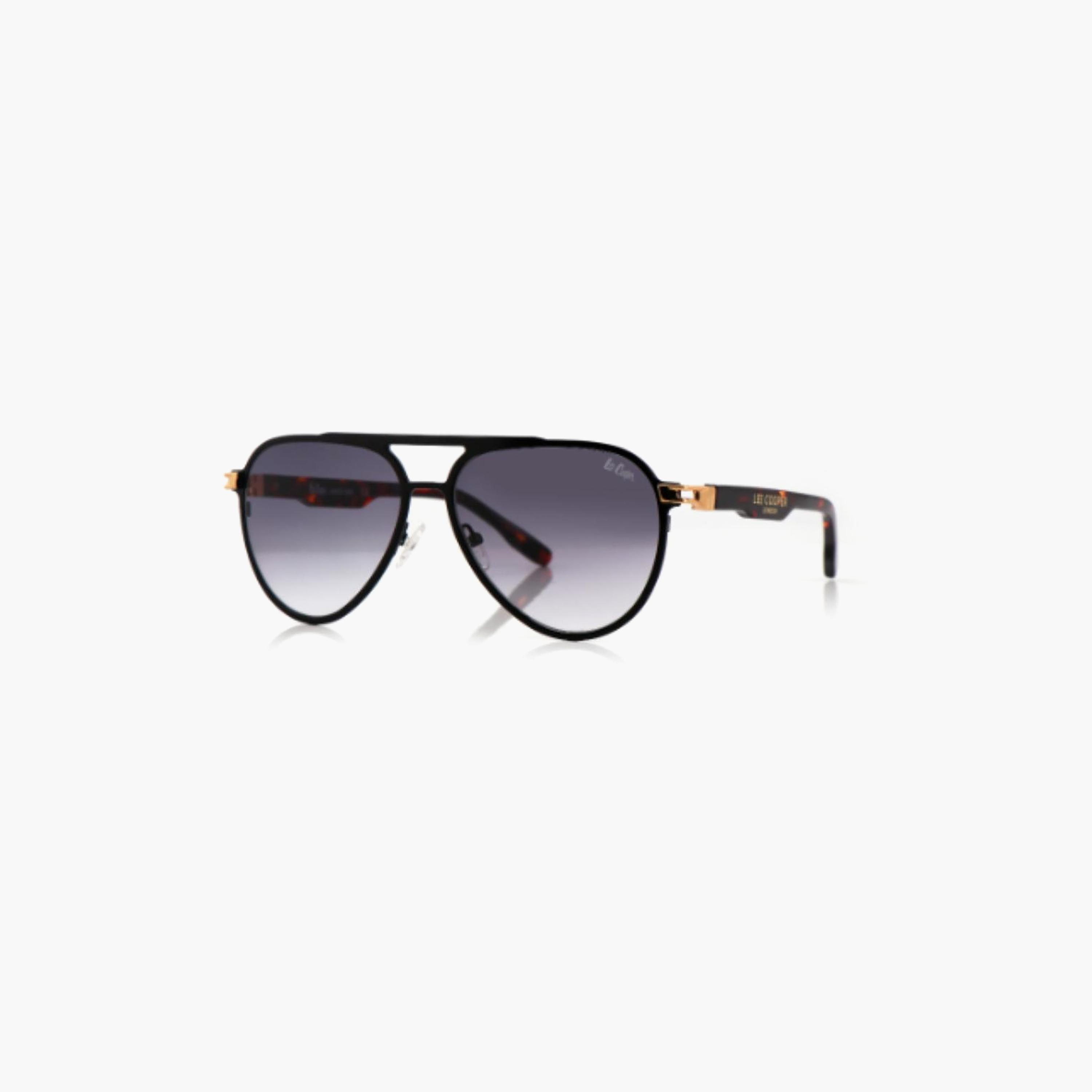 نظارات شمسية رمادية مستقطبة من لي كوبر للجنسين بتصميم طيار | LCU10247C2-men-sunglasses-image-1