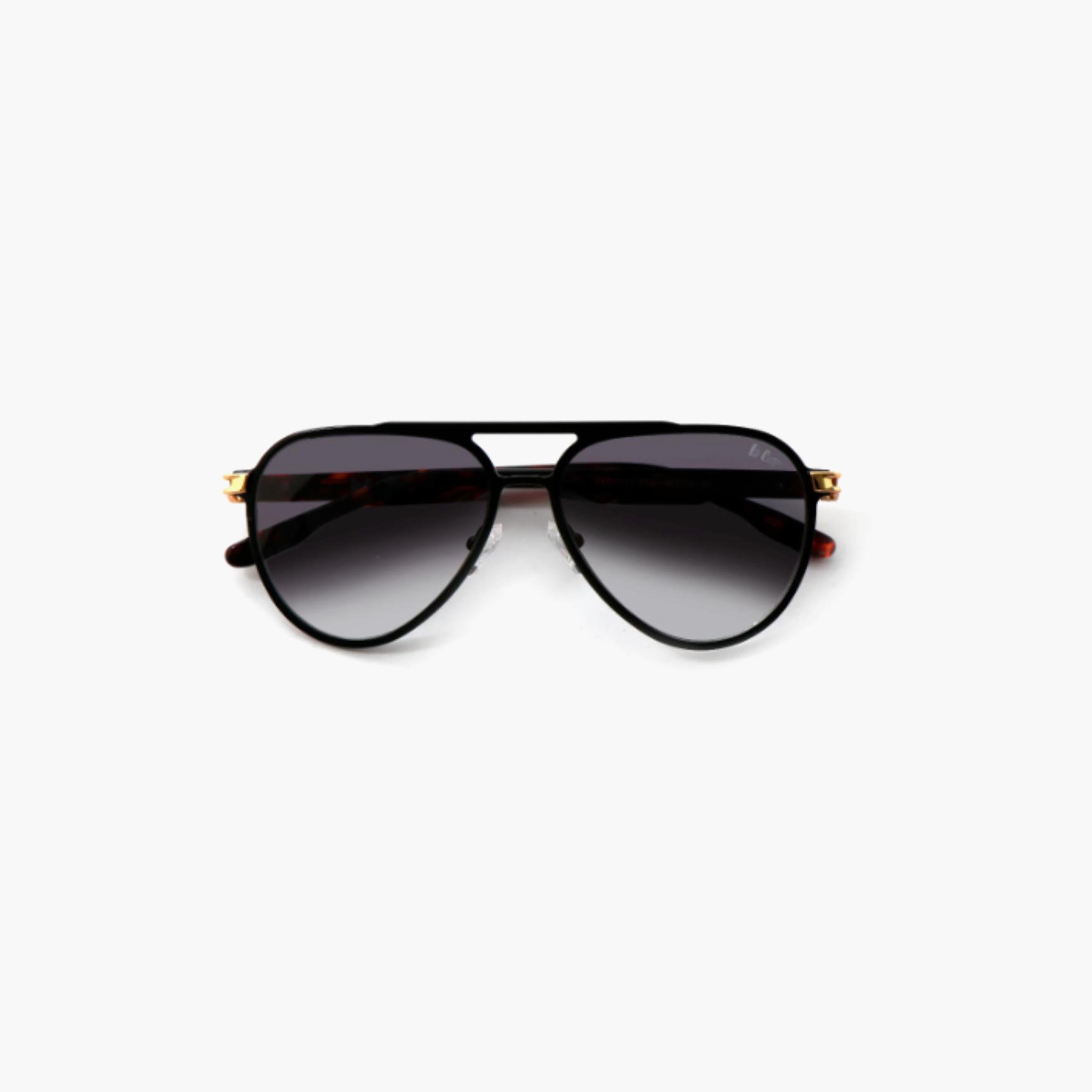 نظارات شمسية رمادية مستقطبة من لي كوبر للجنسين بتصميم طيار | LCU10247C2-men-sunglasses-image-5