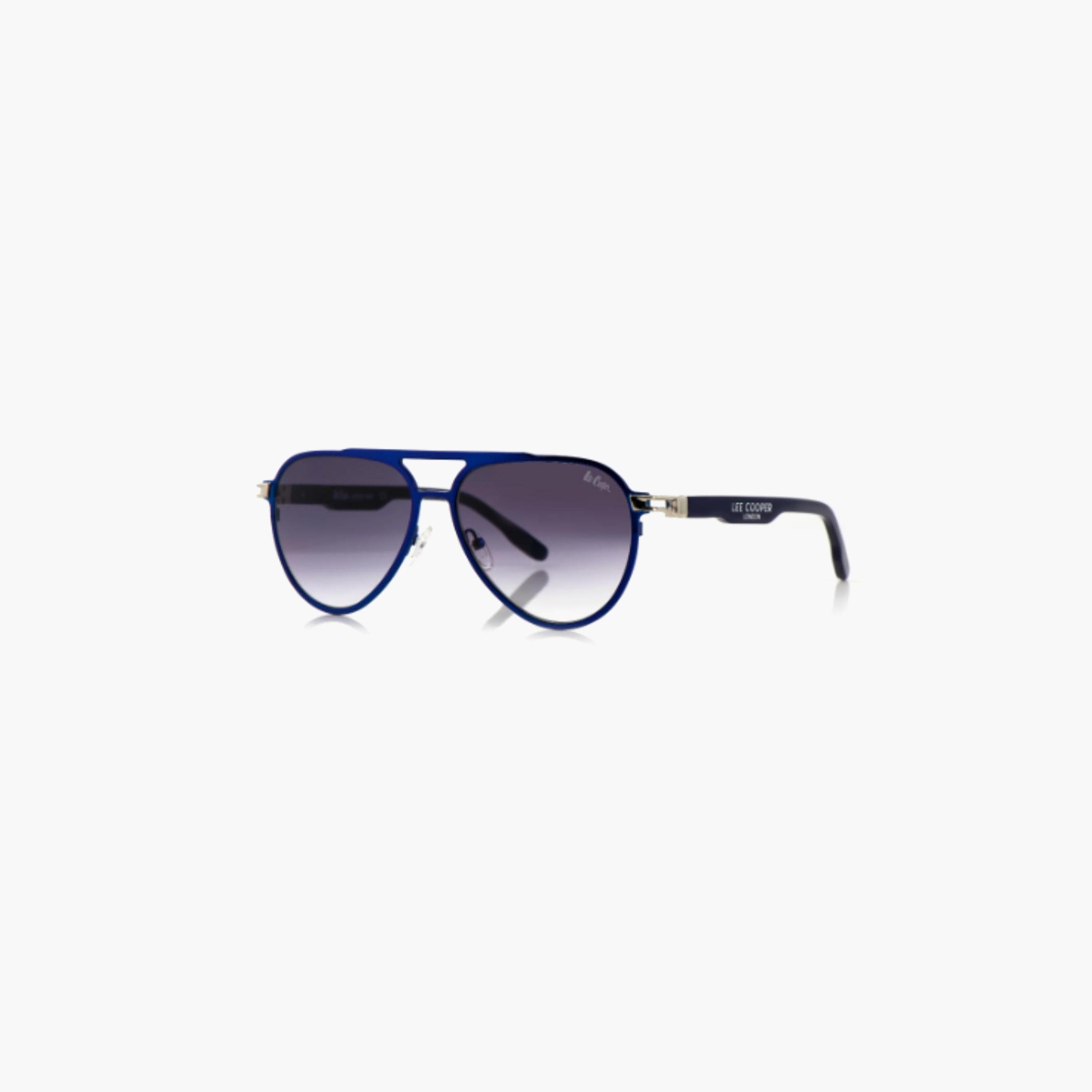 نظارات شمسية من لي كوبر للجنسين بتصميم طيار وعدسات زرقاء مستقطبة | LCU10247C4-men-sunglasses-image-1
