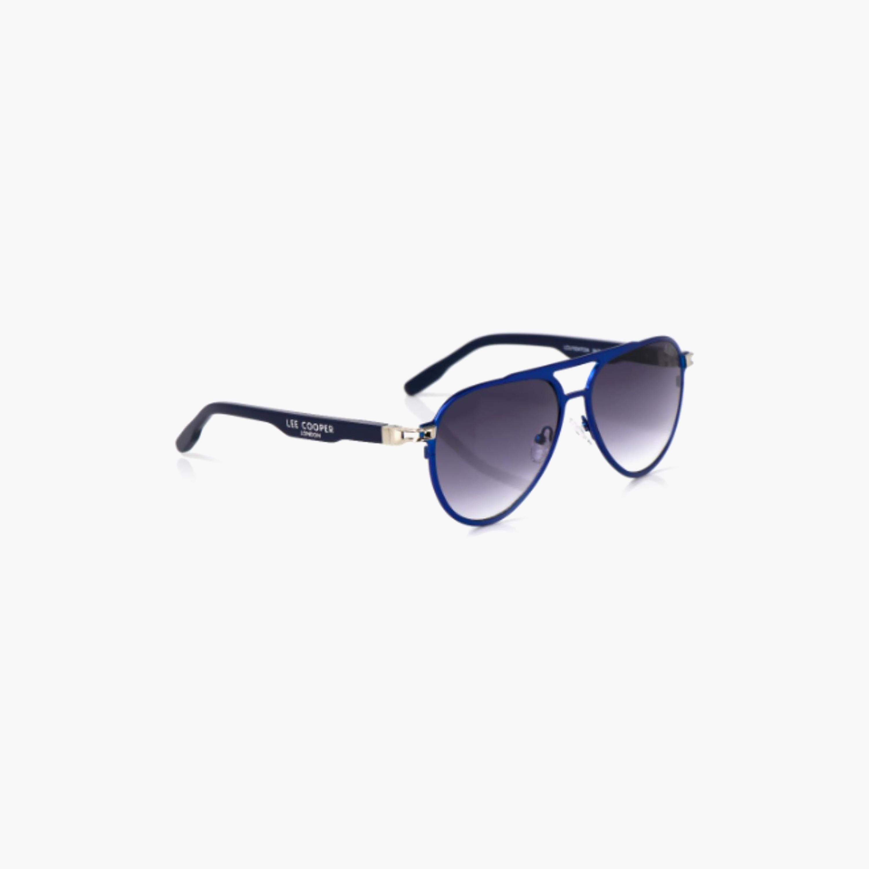 نظارات شمسية من لي كوبر للجنسين بتصميم طيار وعدسات زرقاء مستقطبة | LCU10247C4-men-sunglasses-image-2