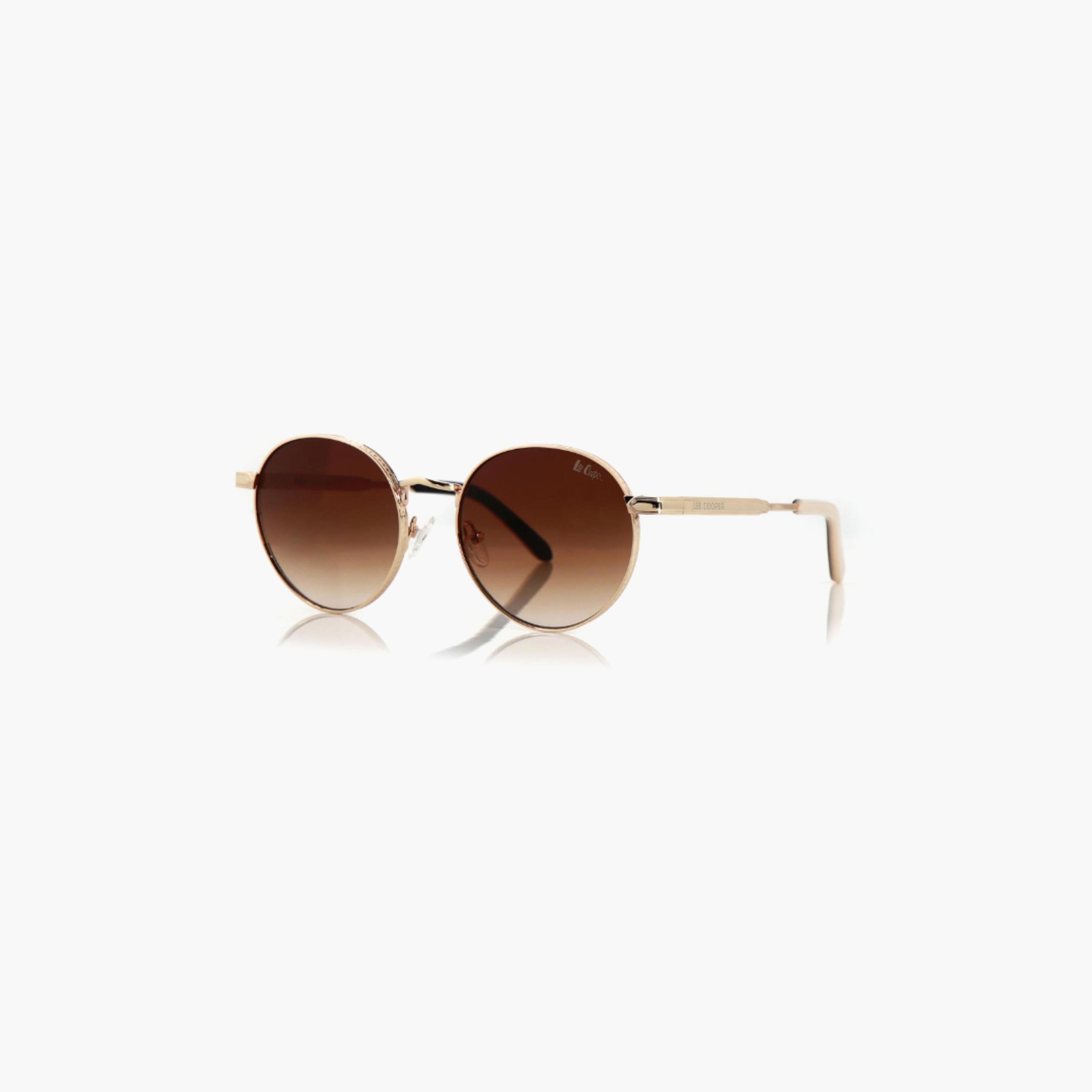 نظارات شمسية دائرية بنية اللون من لي كوبر للنساء | LCW10244C4-women-sunglasses-image-1