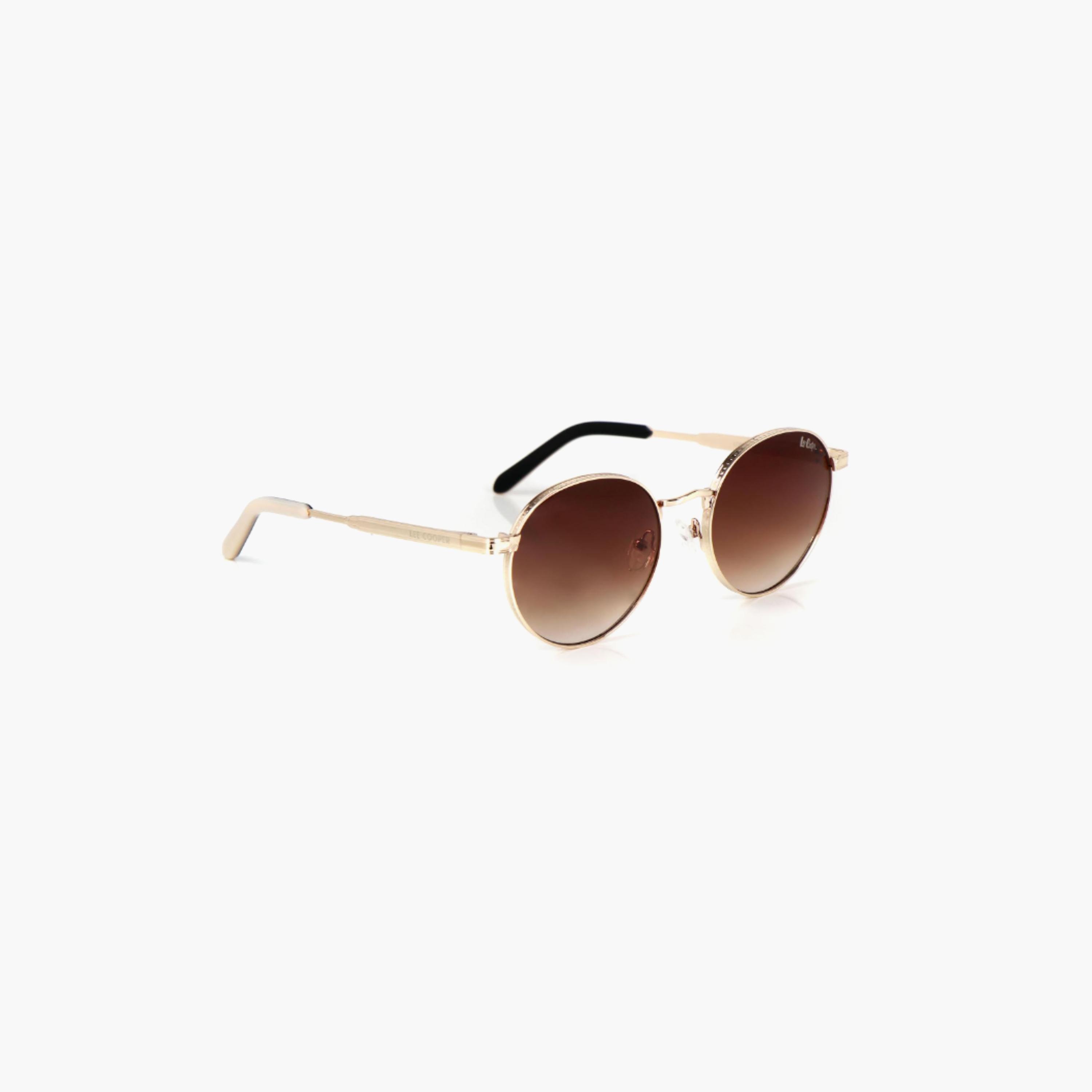 نظارات شمسية دائرية بنية اللون من لي كوبر للنساء | LCW10244C4-women-sunglasses-image-2
