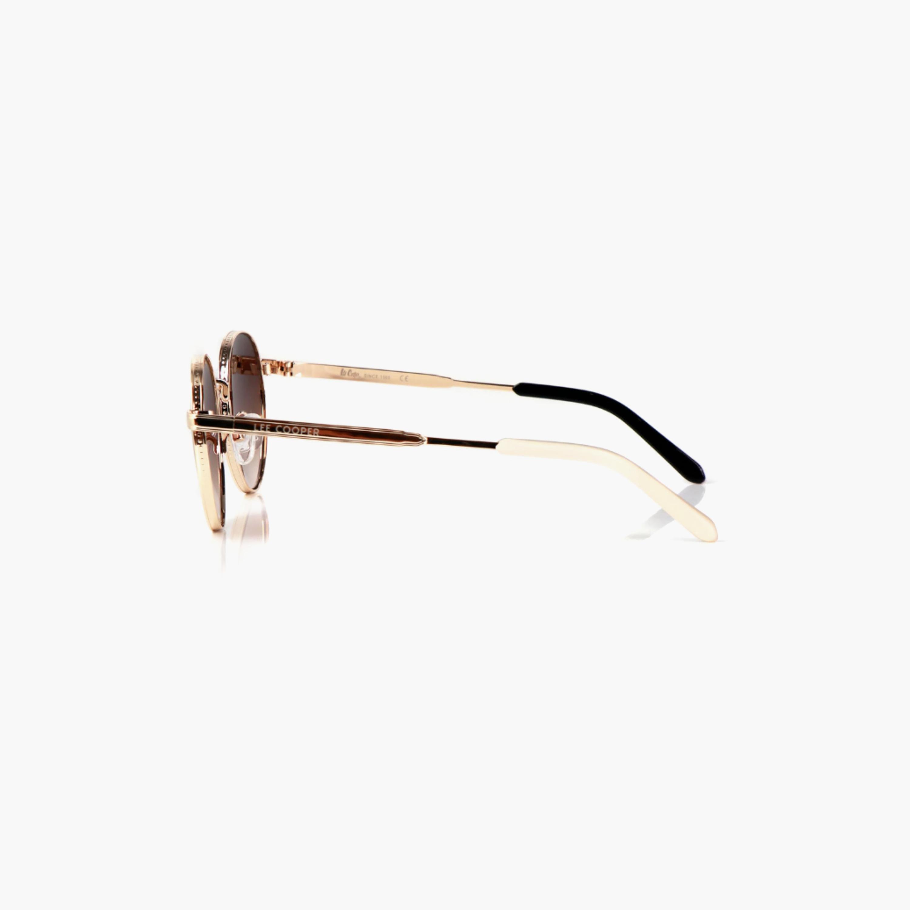 نظارات شمسية دائرية بنية اللون من لي كوبر للنساء | LCW10244C4-women-sunglasses-image-3