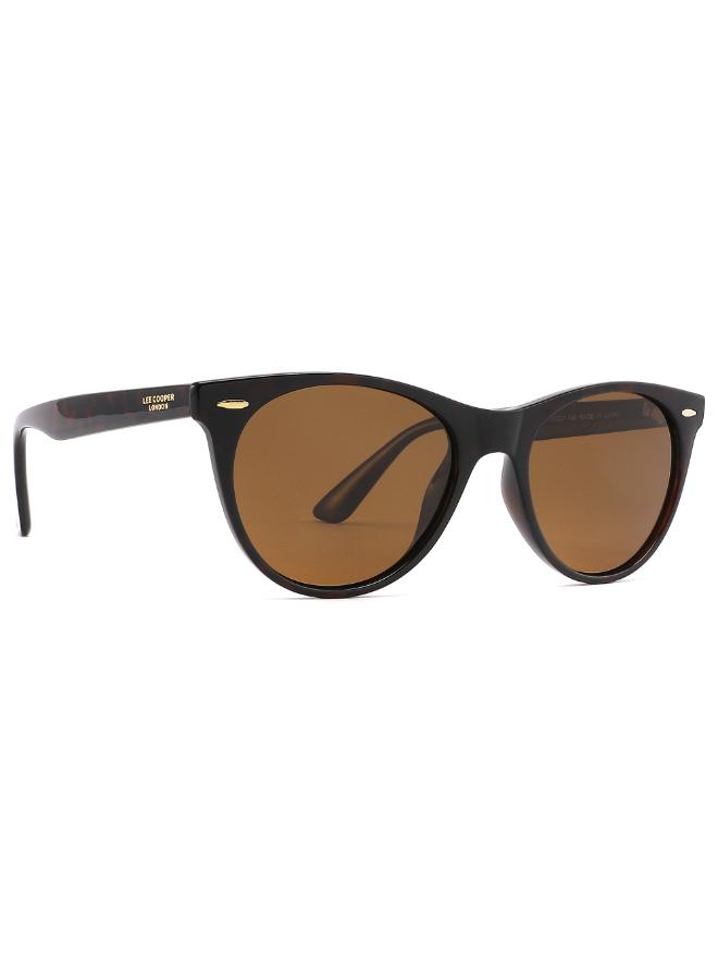 نظارات شمسية دائرية بنية اللون من لي كوبر للجنسين | LC1002C01-men-sunglasses-image-2