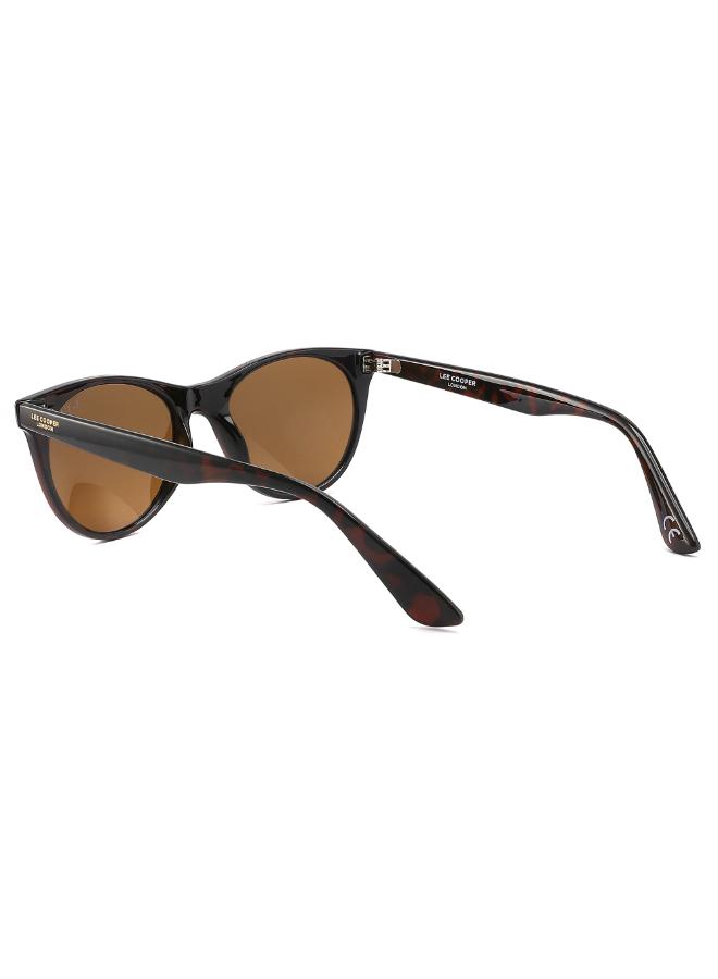 نظارات شمسية دائرية بنية اللون من لي كوبر للجنسين | LC1002C01-men-sunglasses-image-3