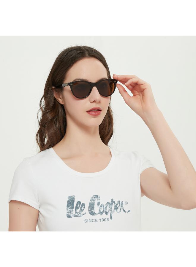 نظارات شمسية دائرية بنية اللون من لي كوبر للجنسين | LC1002C01-men-sunglasses-image-5