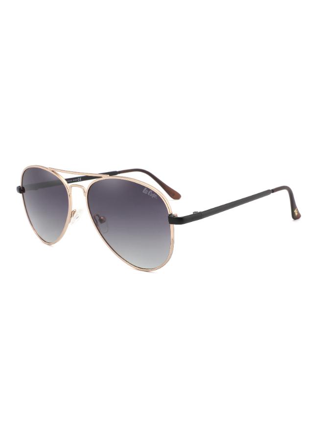 نظارات شمسية رمادية مستقطبة من لي كوبر للجنسين بتصميم طيار | LC1015C03-men-sunglasses-image-1