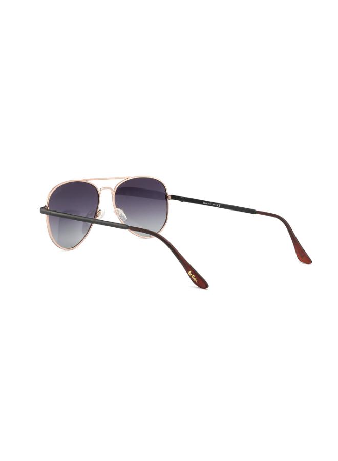 نظارات شمسية رمادية مستقطبة من لي كوبر للجنسين بتصميم طيار | LC1015C03-men-sunglasses-image-3