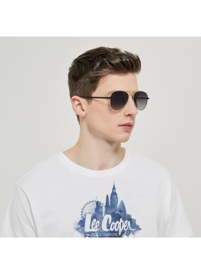 نظارات شمسية رمادية مستقطبة من لي كوبر للجنسين بتصميم طيار | LC1015C03-men-sunglasses-image-4