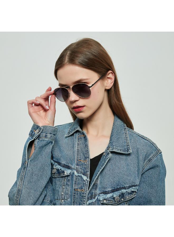نظارات شمسية رمادية مستقطبة من لي كوبر للجنسين بتصميم طيار | LC1015C03-men-sunglasses-image-5