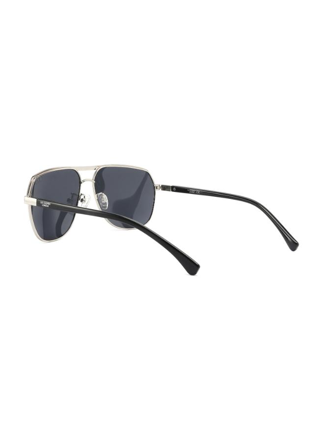 نظارات شمسية رجالية من لي كوبر بتصميم طيار وعدسات رمادية مستقطبة | LC1016C03-men-sunglasses-image-3