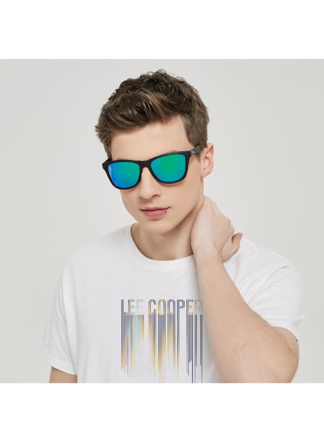 نظارات شمسية لي كوبر للجنسين بتصميم وايفارير وعدسات زرقاء مستقطبة | LC1039C03-men-sunglasses-image-4