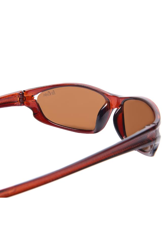 Lee Cooper Kids Wraparound Polorized Brown Sunglasses | LCK101C02-men-sunglasses-image-2