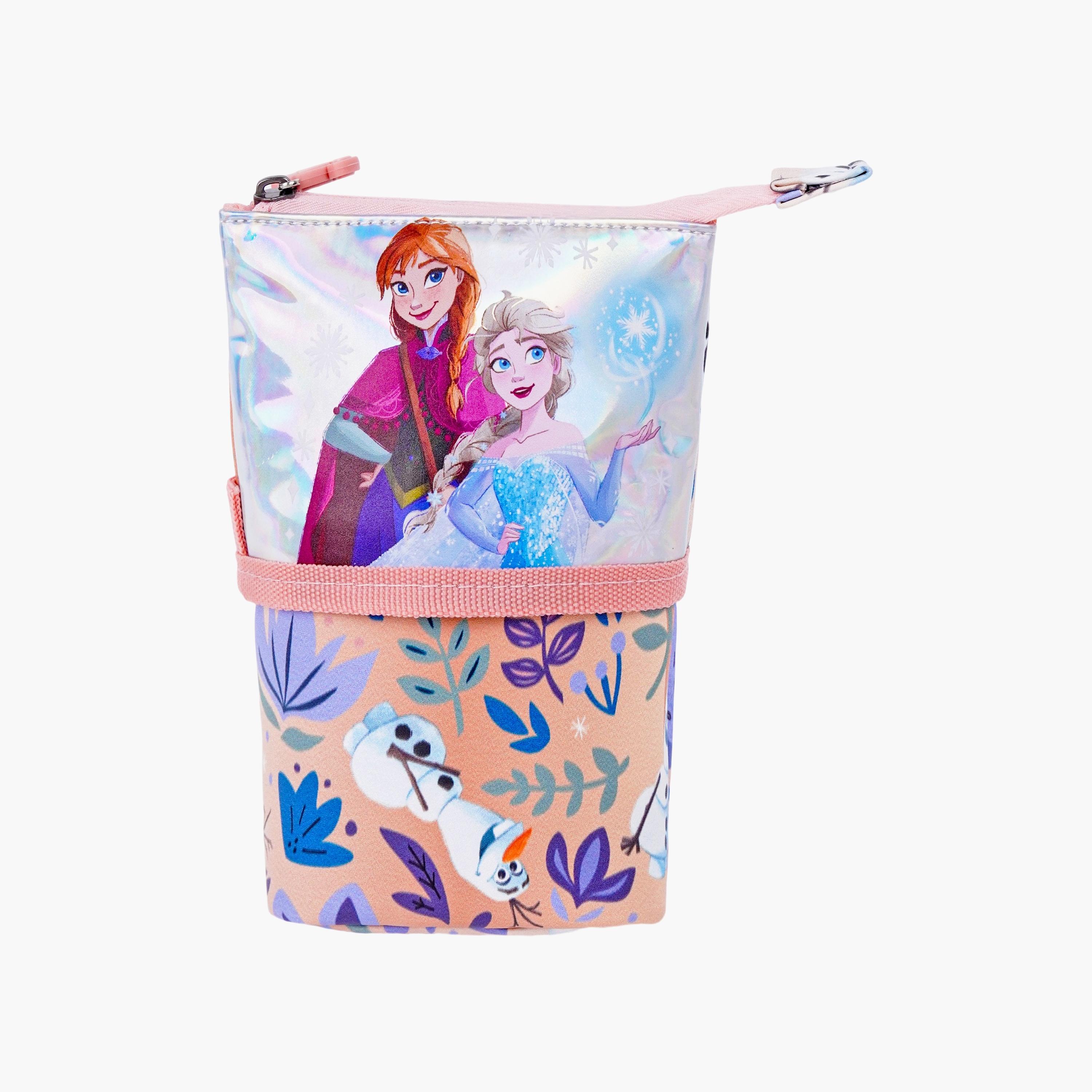 مقلمة ديزني فروزن "أصدقاء للأبد" مع سحاب إغلاق - بوليستر-school-stationery-pencilcases-image-1