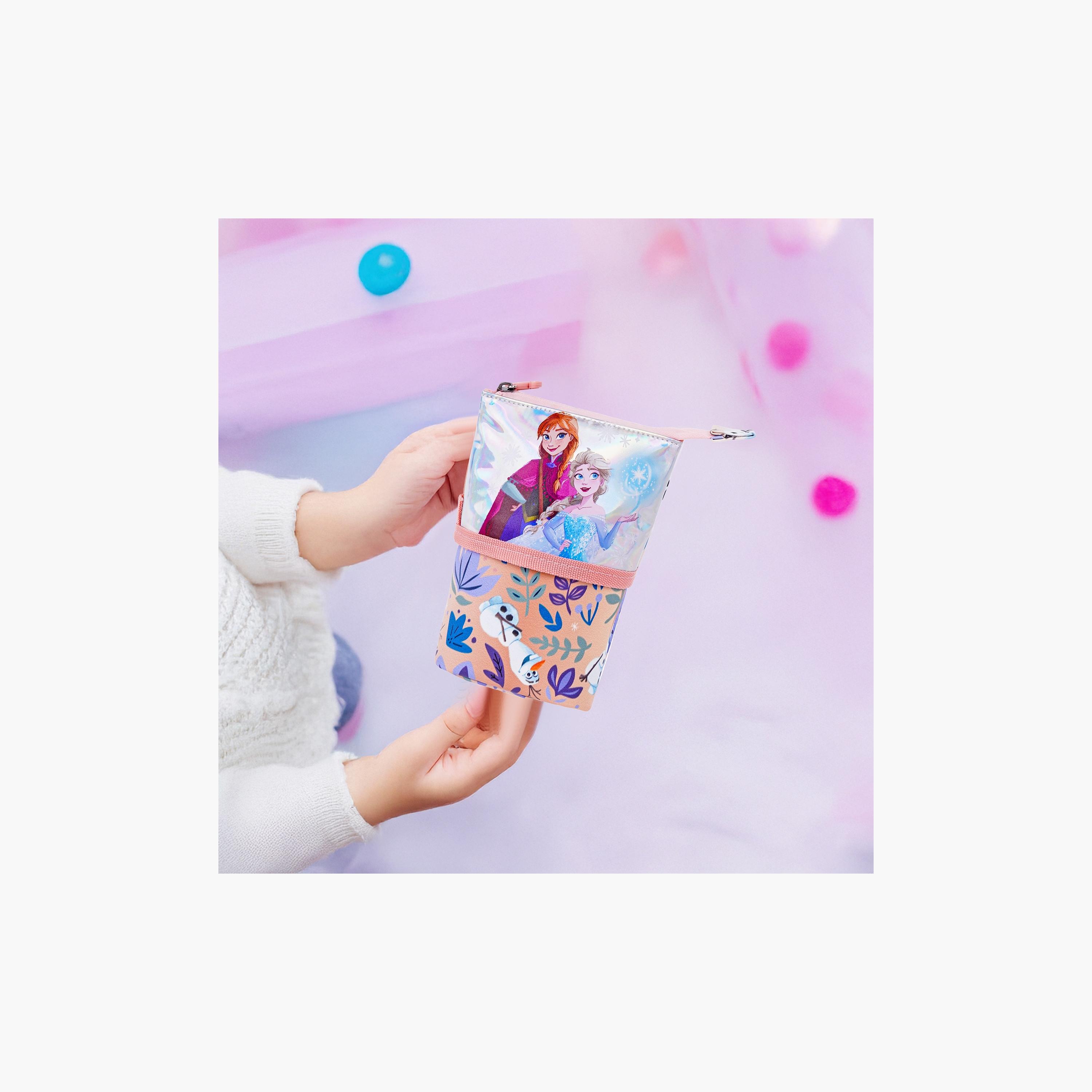 مقلمة ديزني فروزن "أصدقاء للأبد" مع سحاب إغلاق - بوليستر-school-stationery-pencilcases-image-6